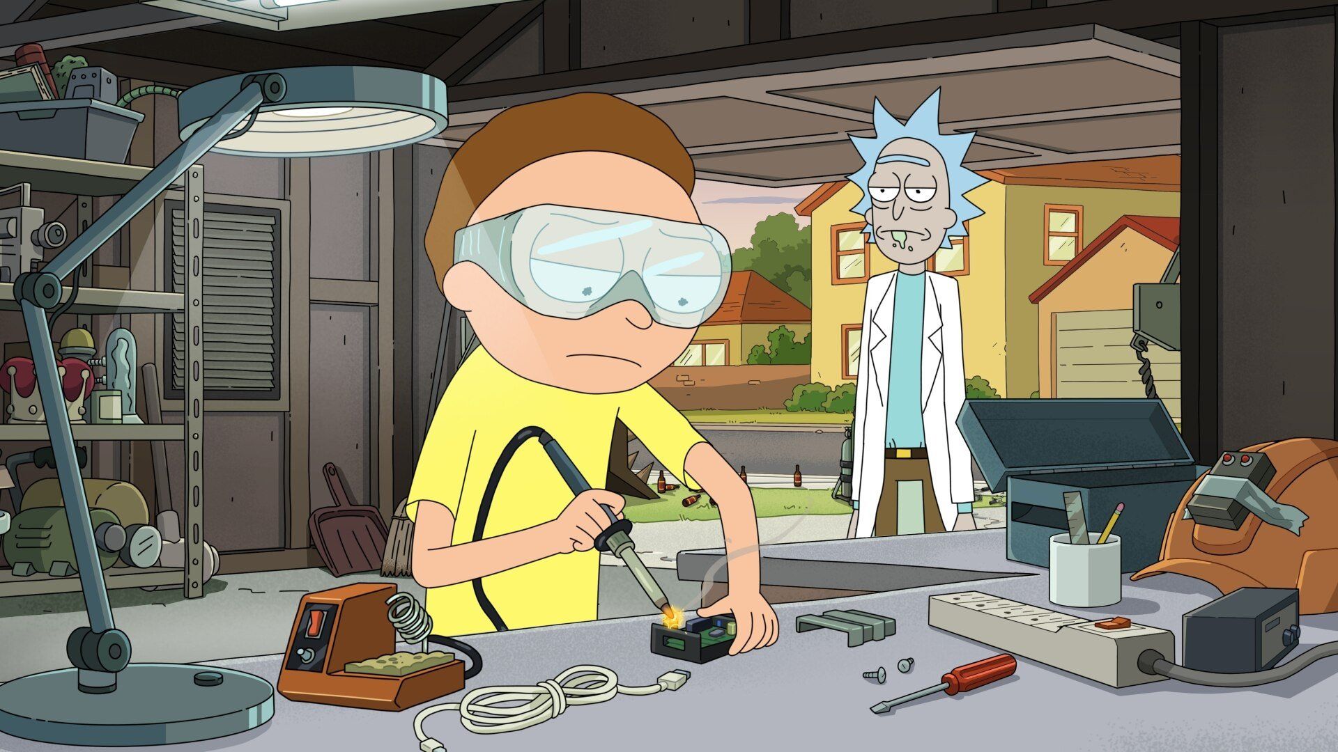 Rick and Morty background
