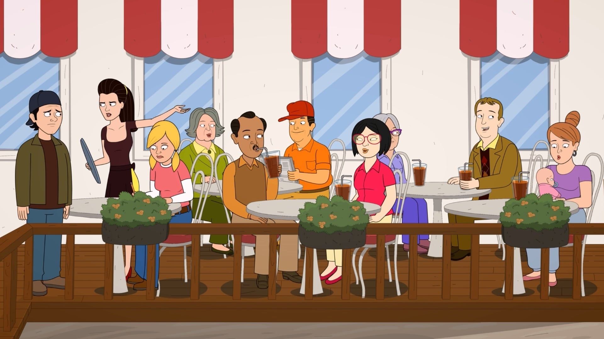 Corner Gas Animated background