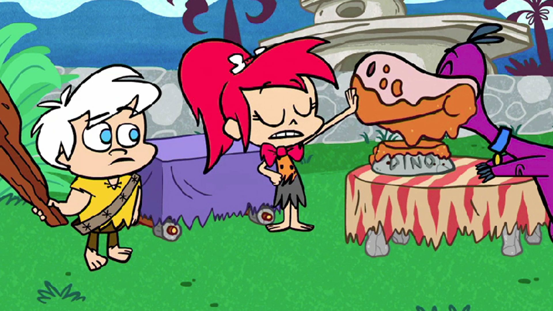 Yabba-Dabba Dinosaurs! background