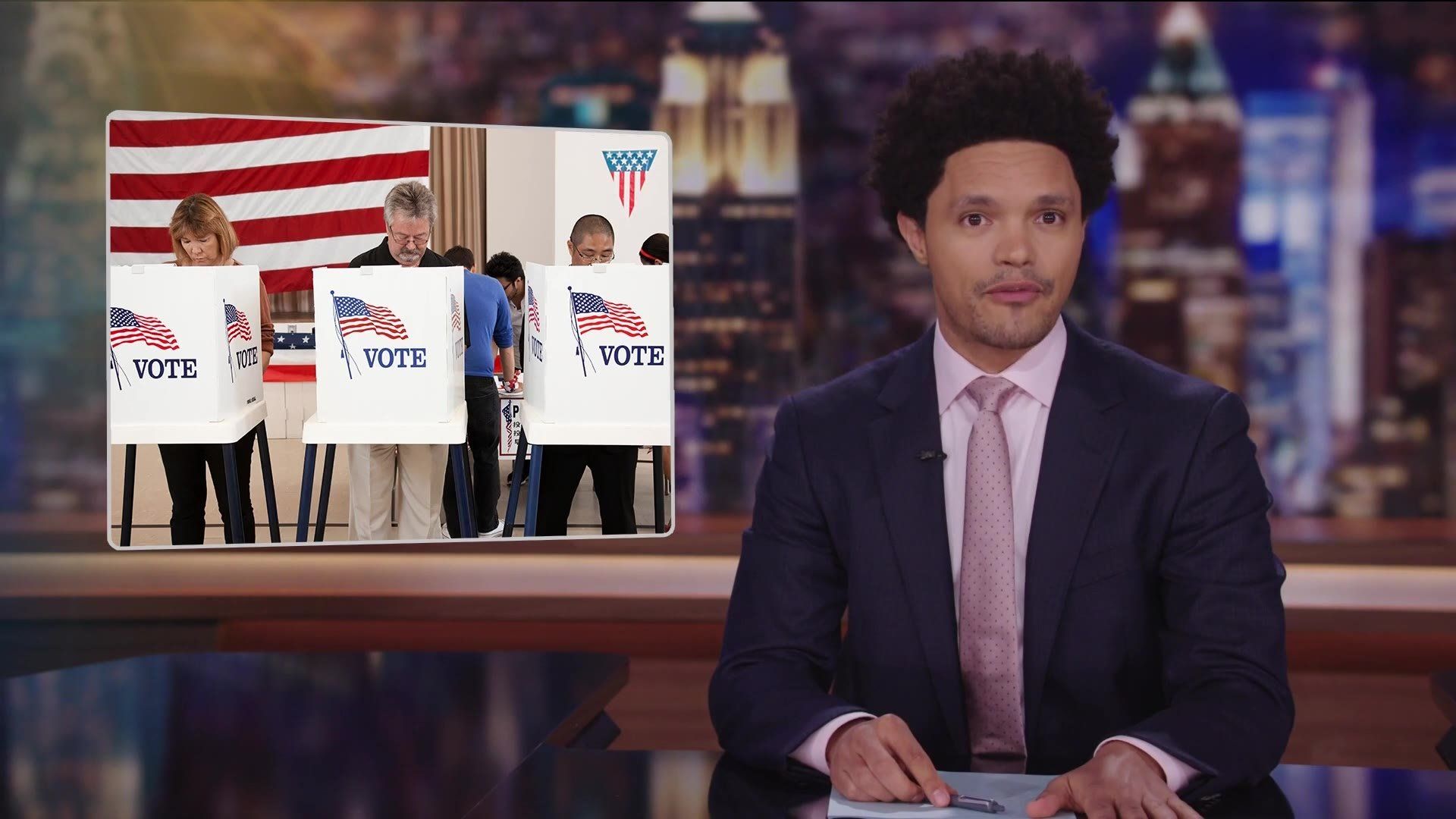 The Daily Show background