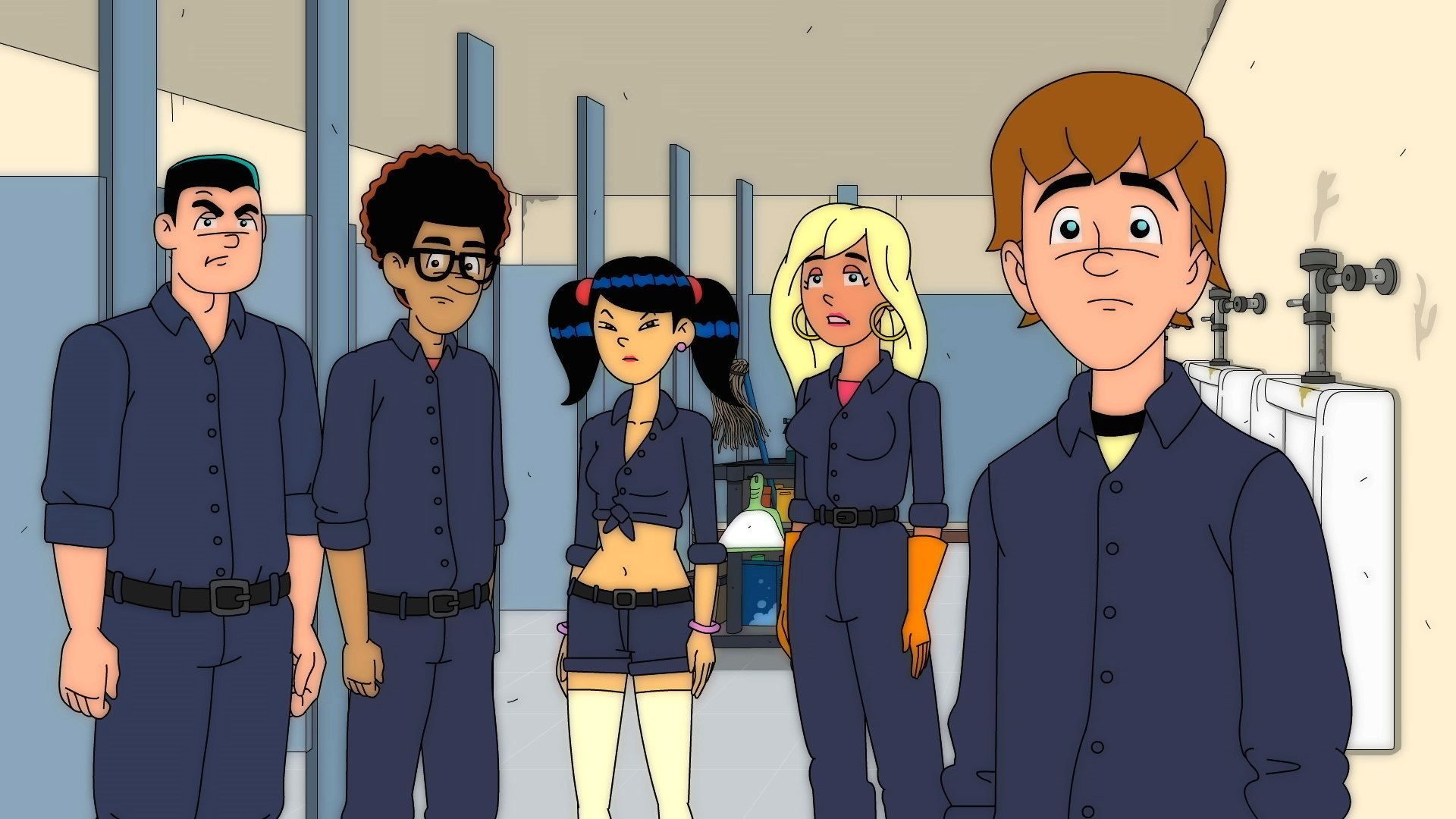 High School USA! background