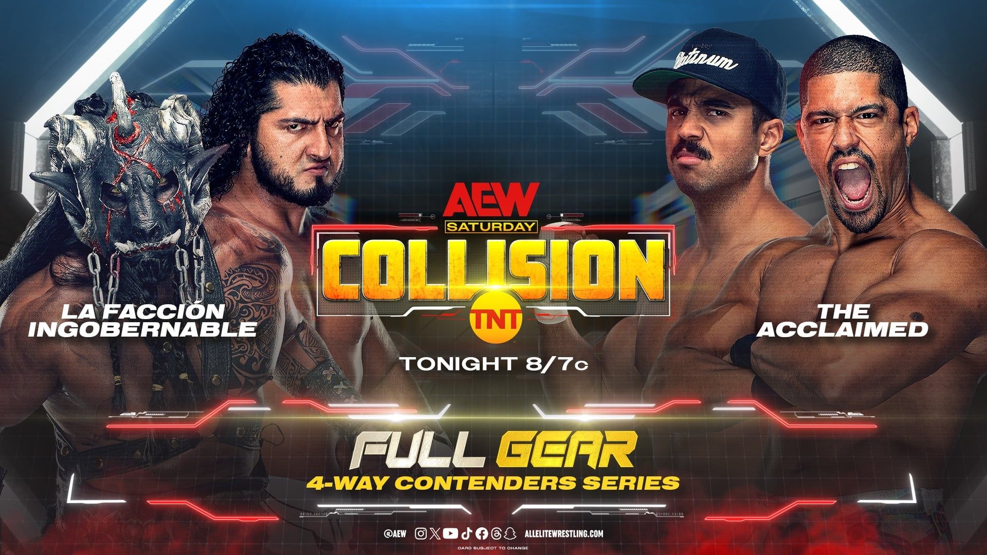 AEW Collision background