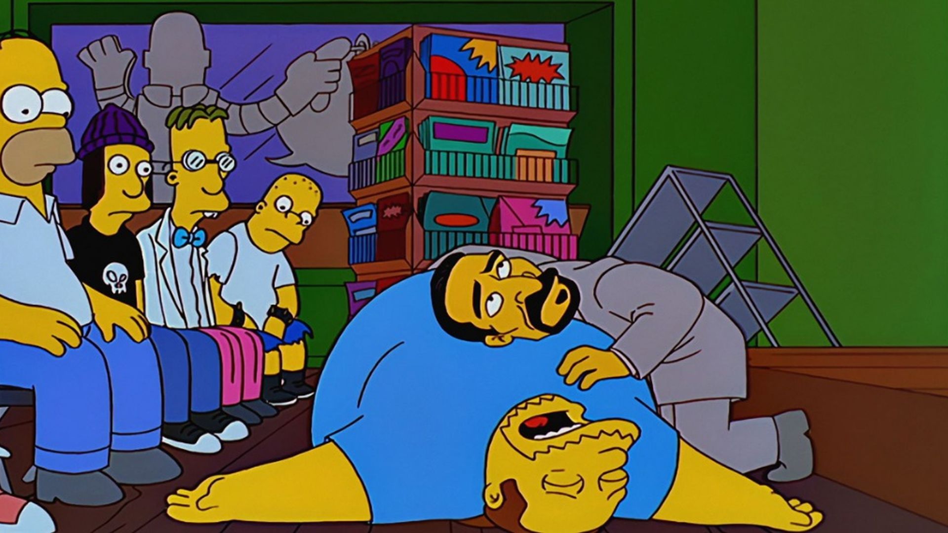 The Simpsons background
