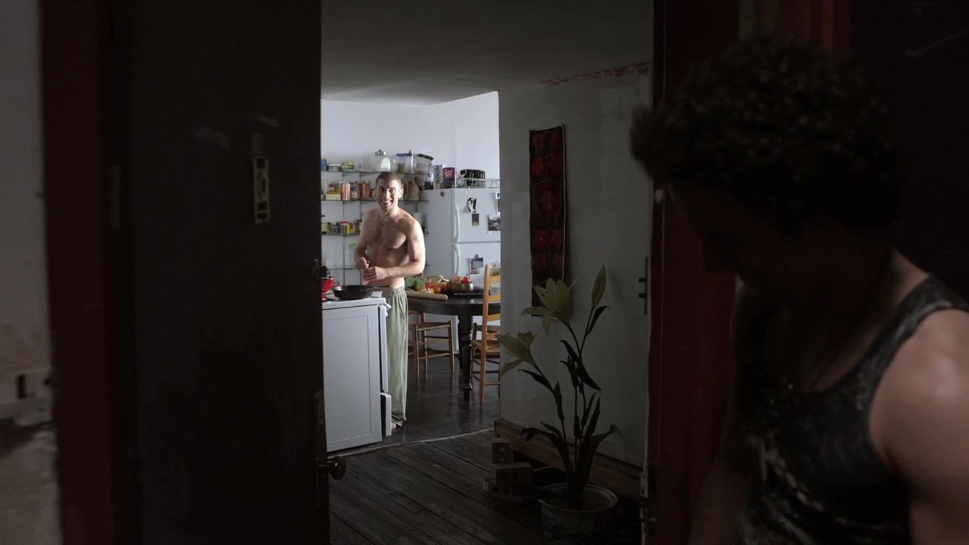In Between Men background