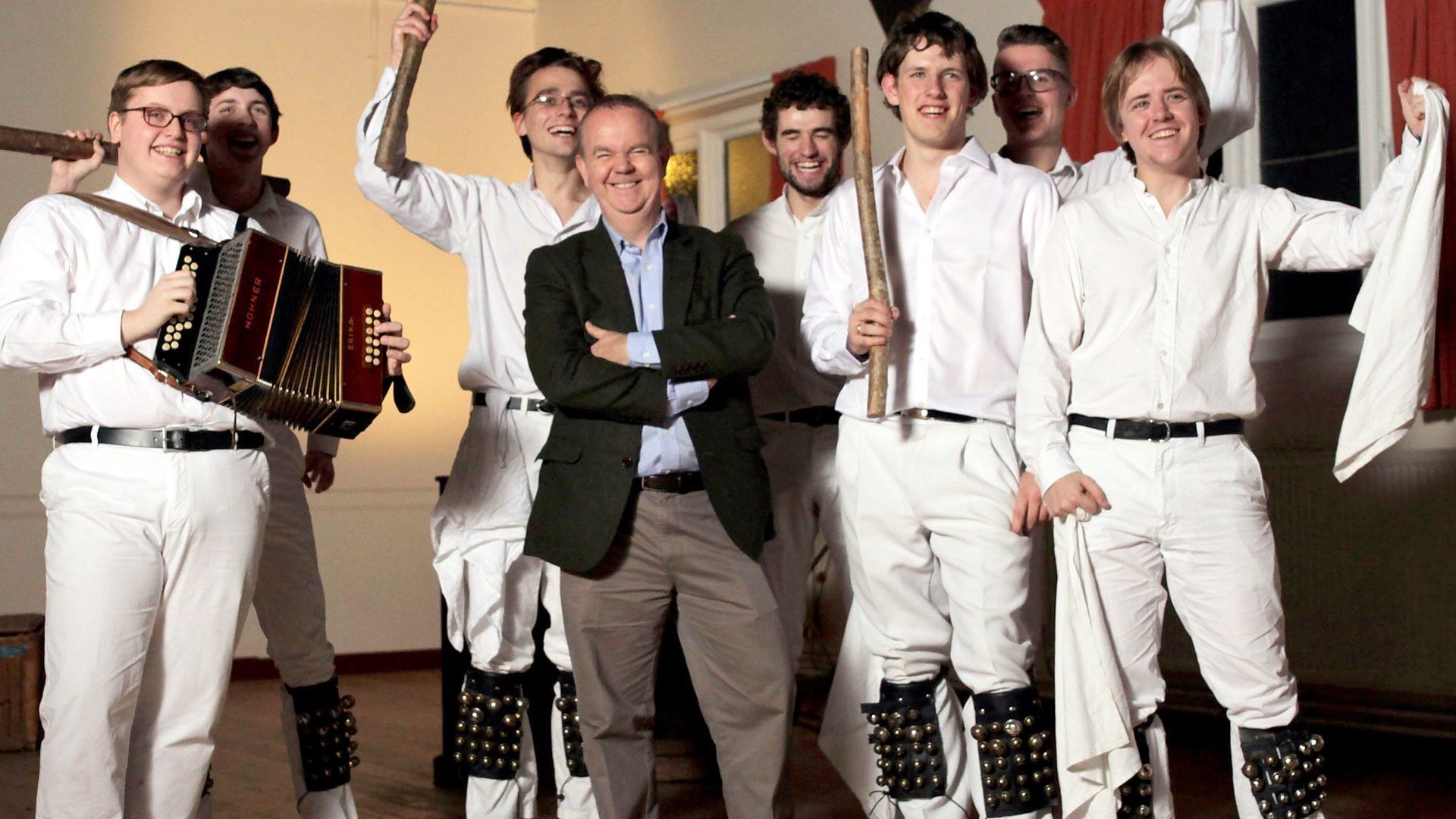 Ian Hislop's Olden Days background