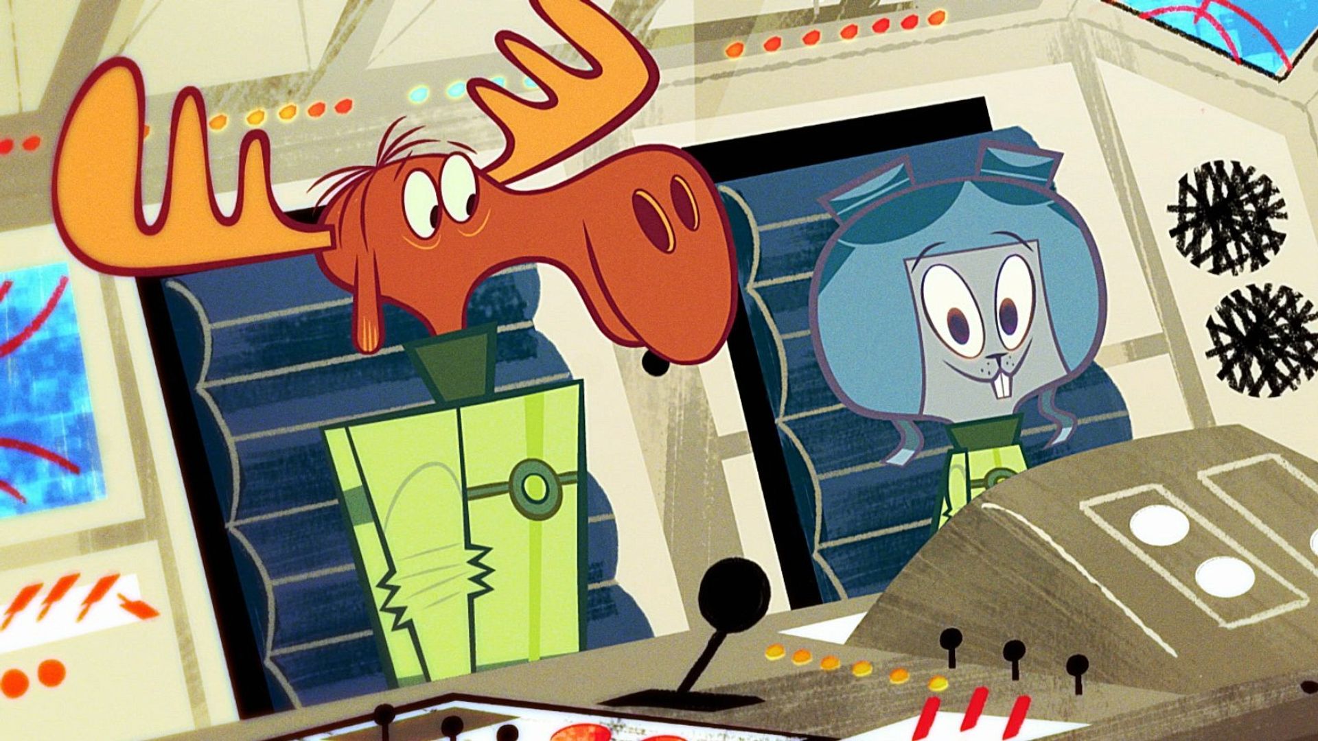 The Adventures of Rocky and Bullwinkle background