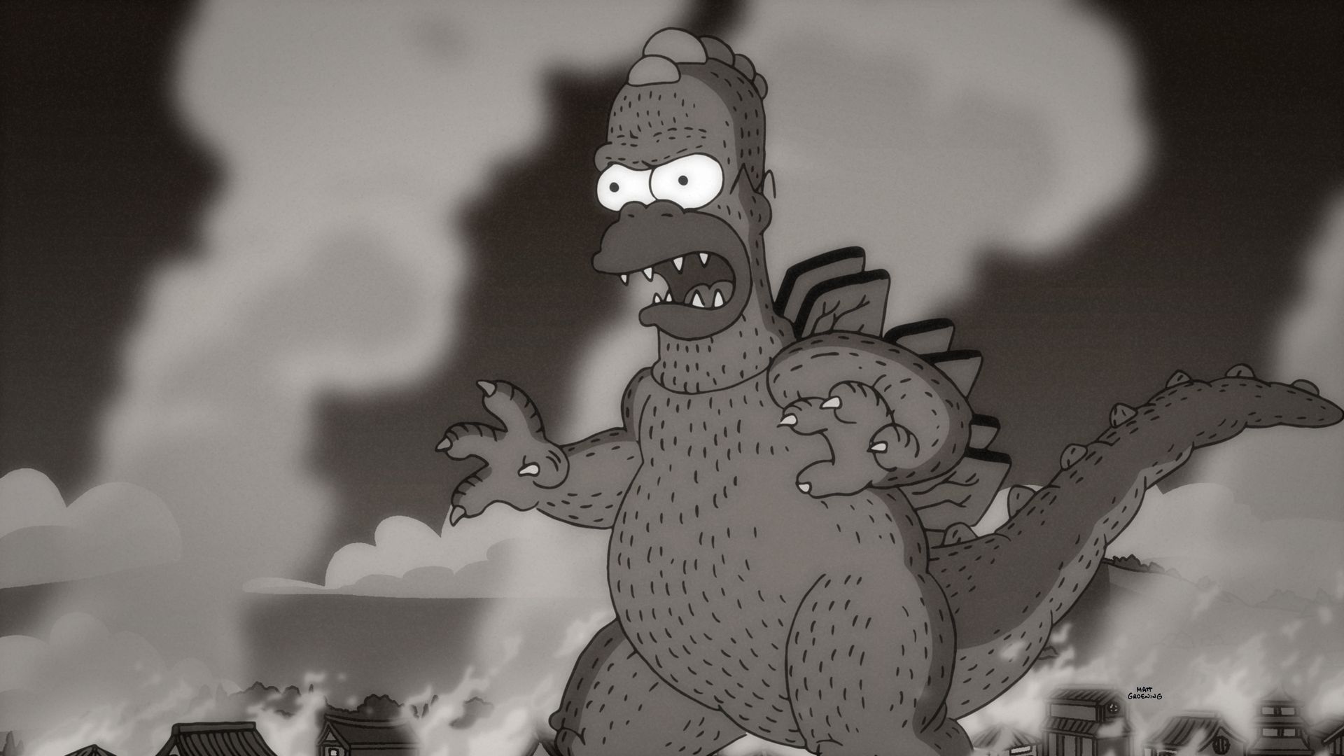 The Simpsons background