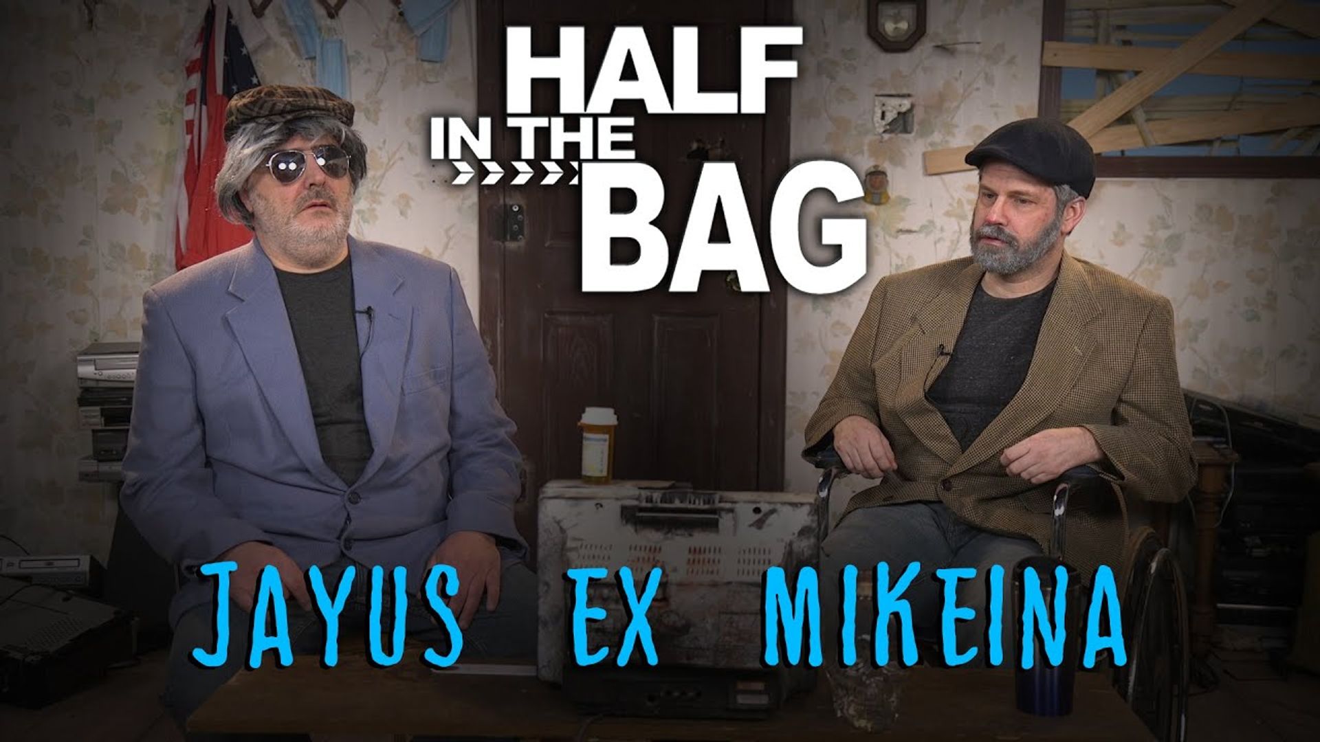 Half in the Bag background