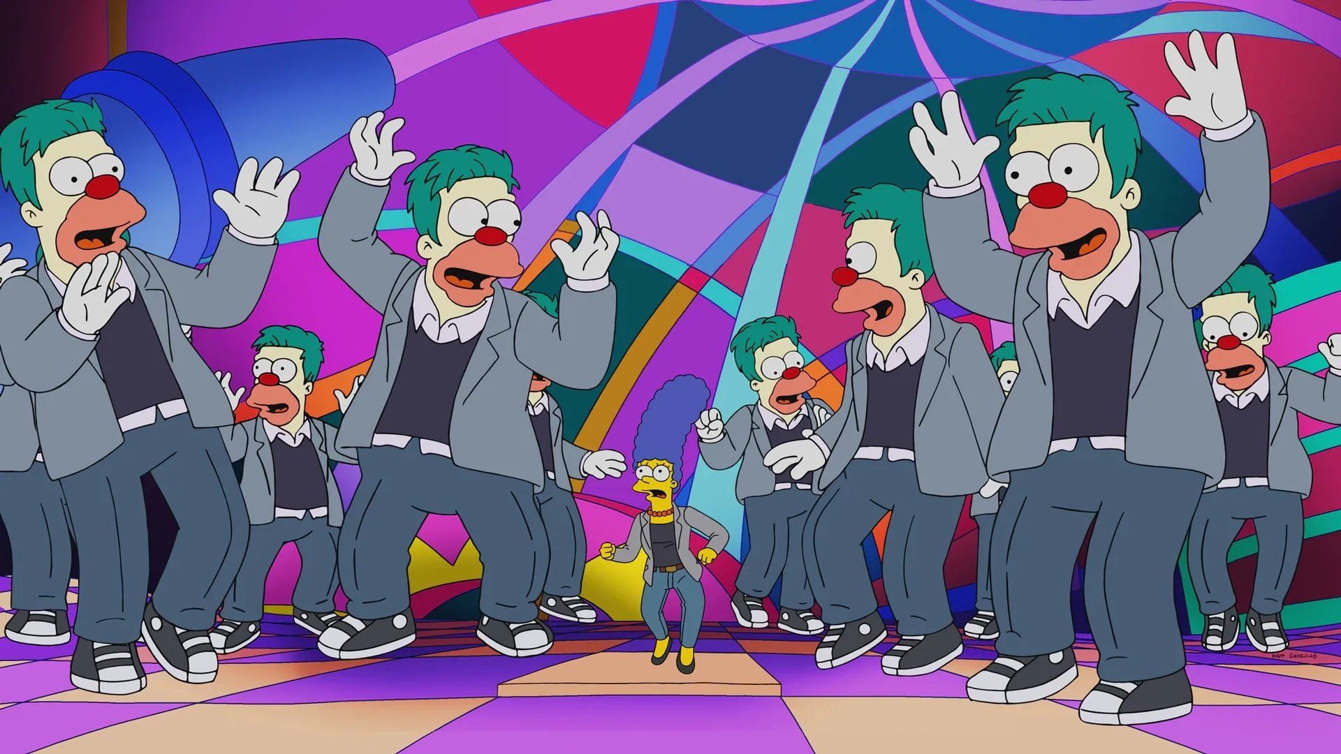 The Simpsons background