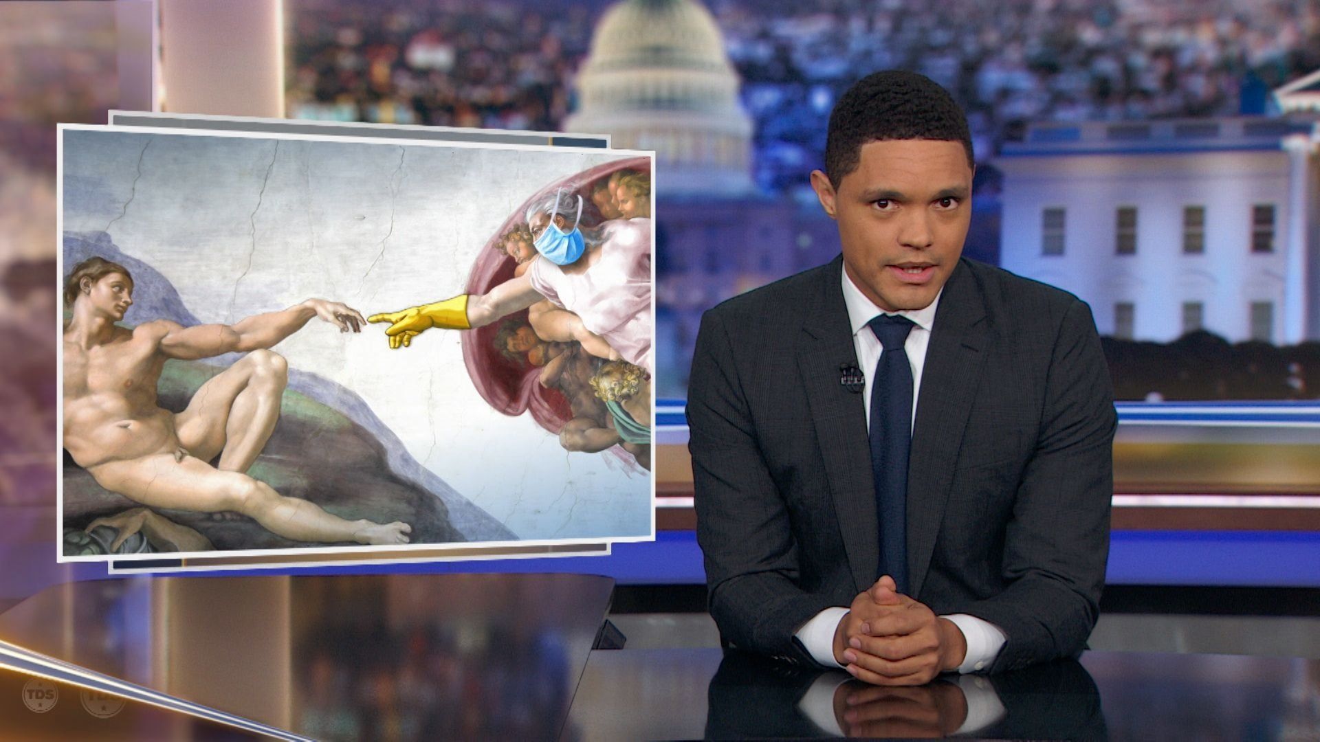 The Daily Show background