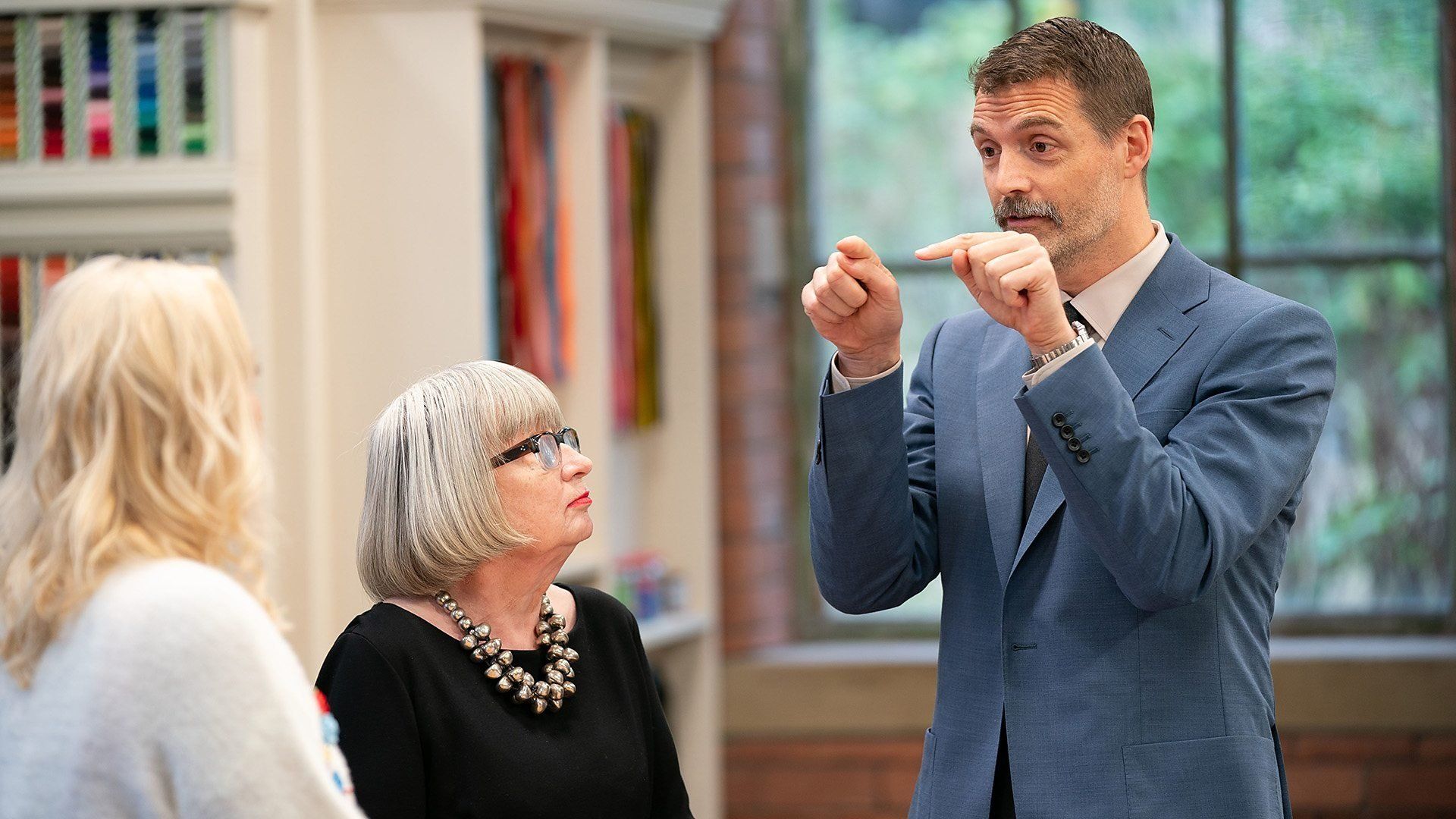 The Great British Sewing Bee background