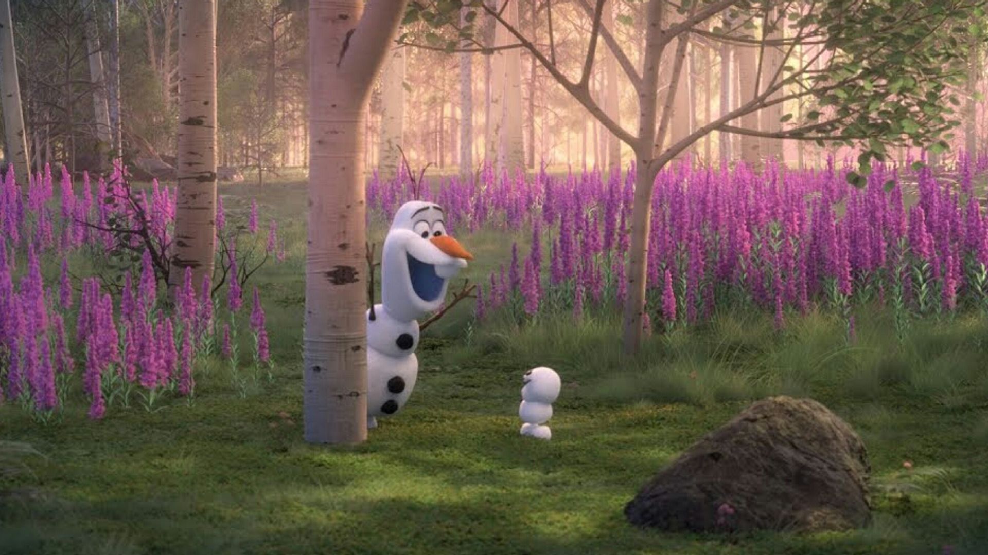 At Home with Olaf background