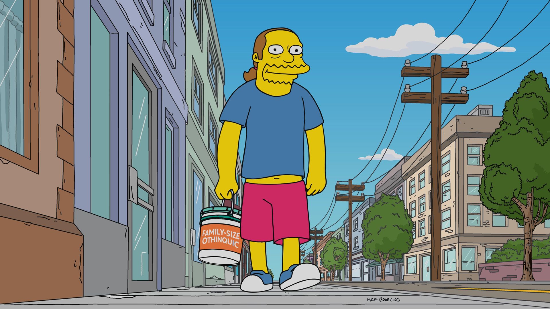 The Simpsons background