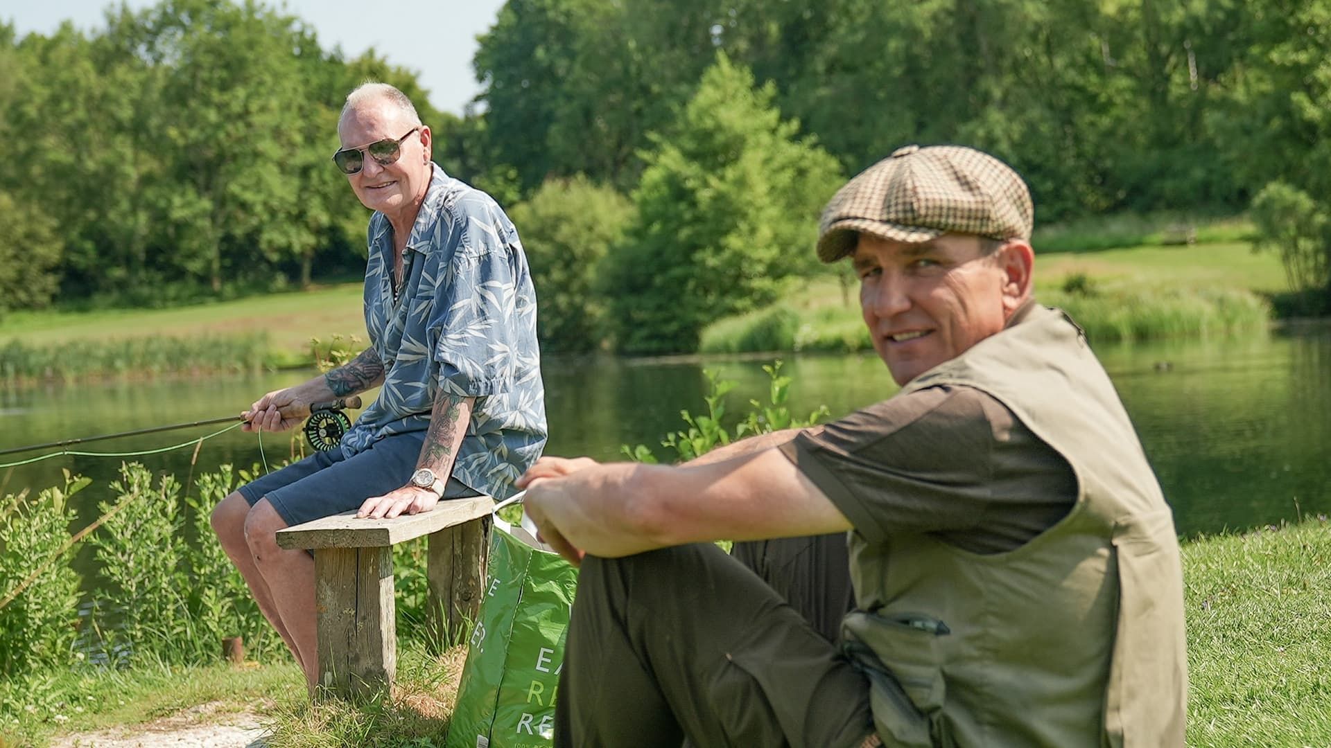Vinnie Jones in the Country background