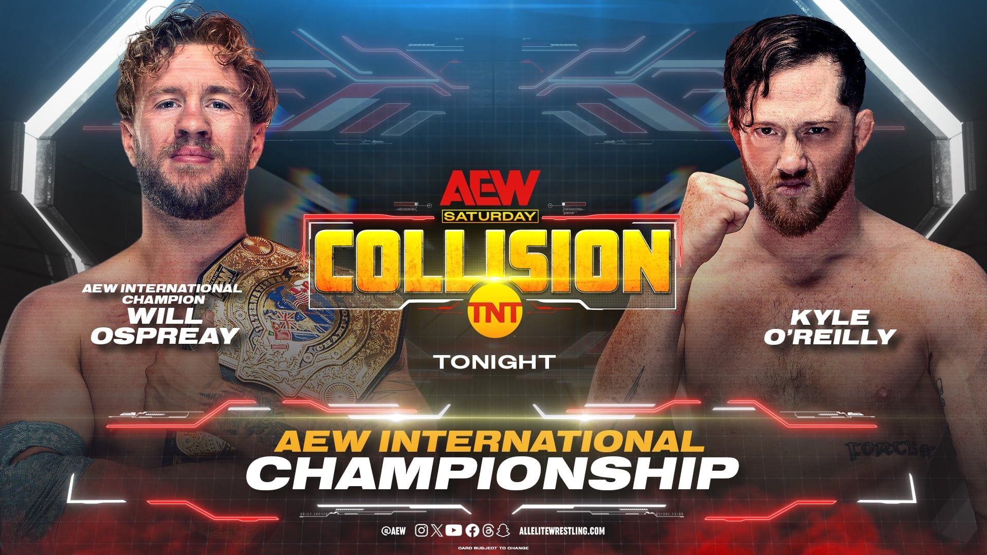 AEW Collision background