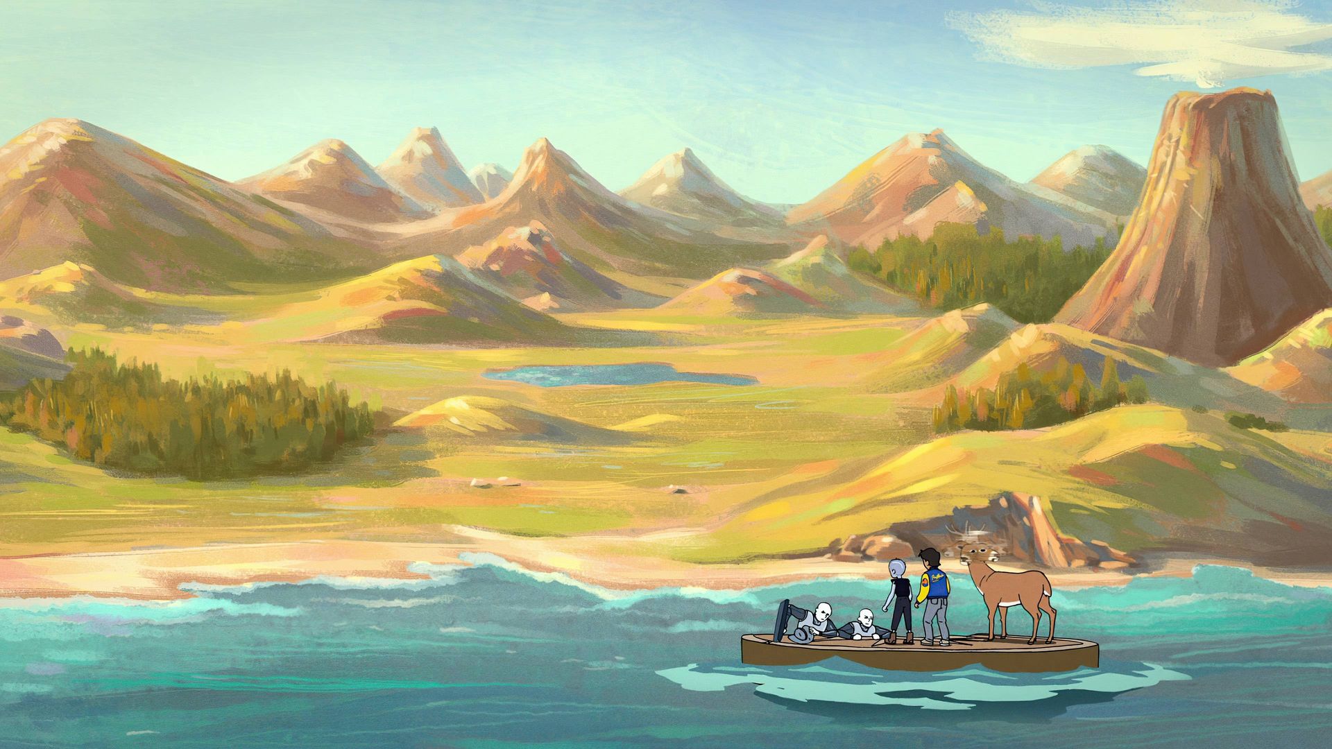 Infinity Train background