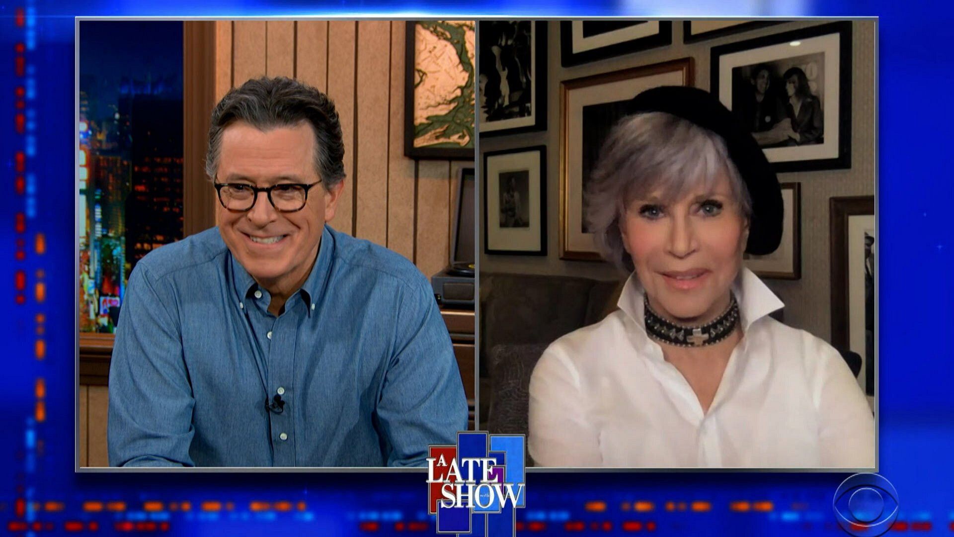 The Late Show with Stephen Colbert background