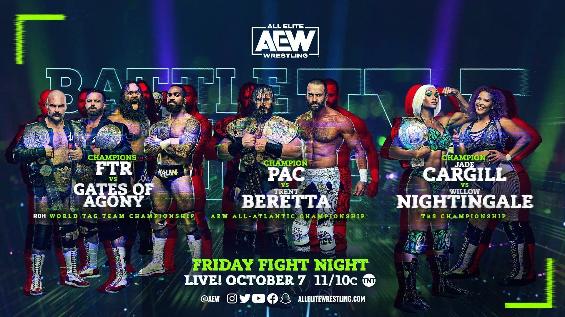 All Elite Wrestling: Battle of the Belts background