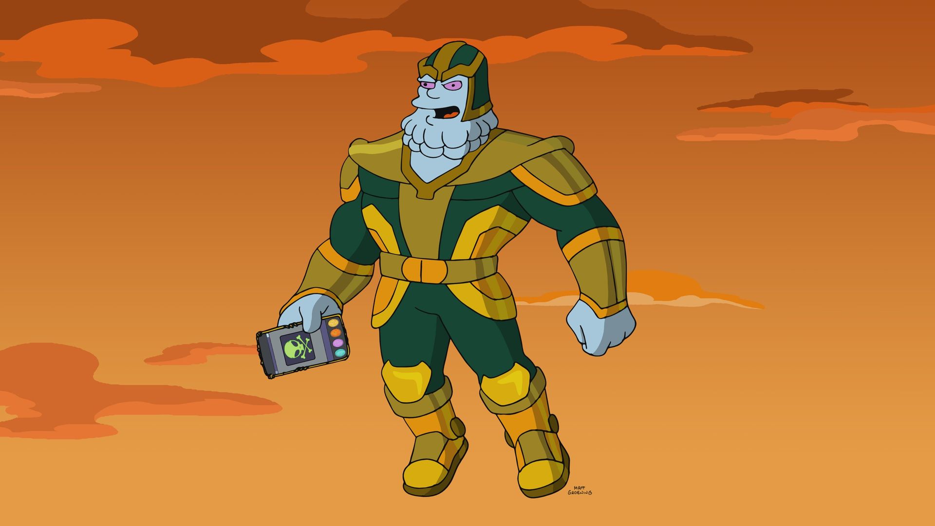 The Simpsons background