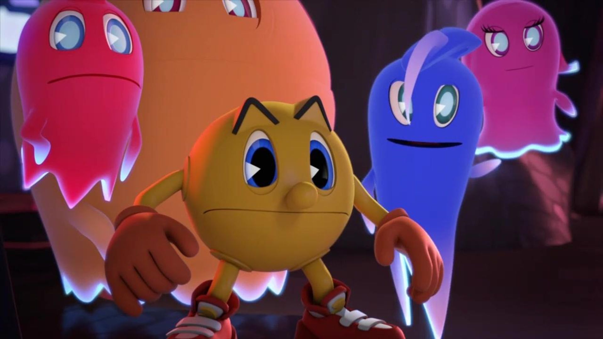 Pac-Man y las aventuras fantasmales background