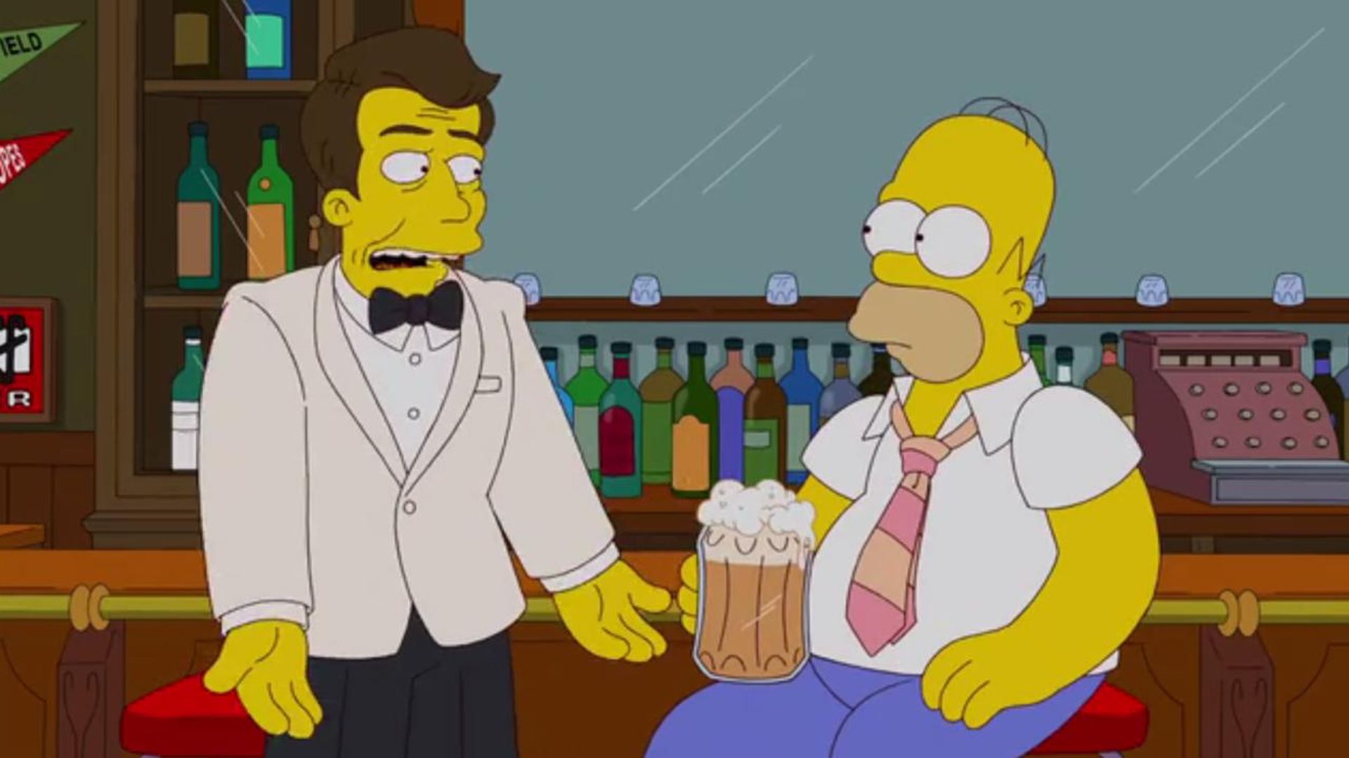 The Simpsons background