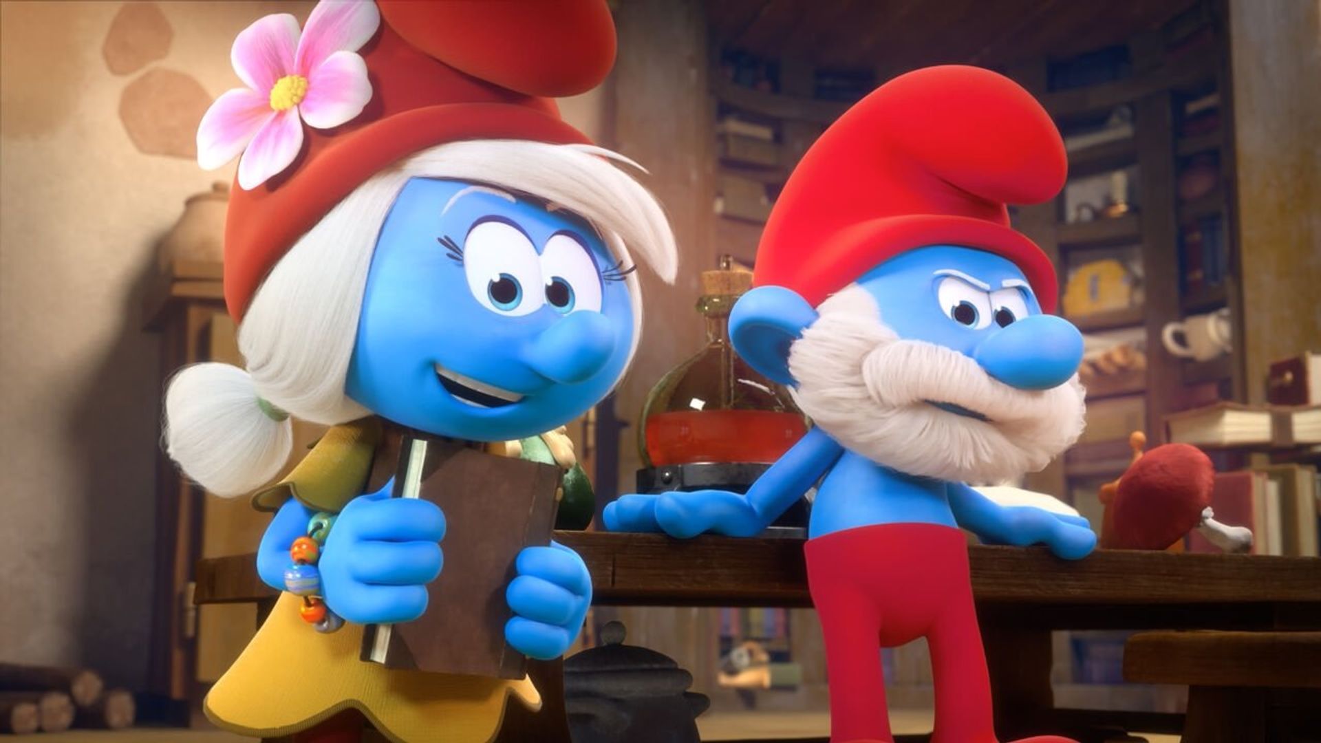 The Smurfs background