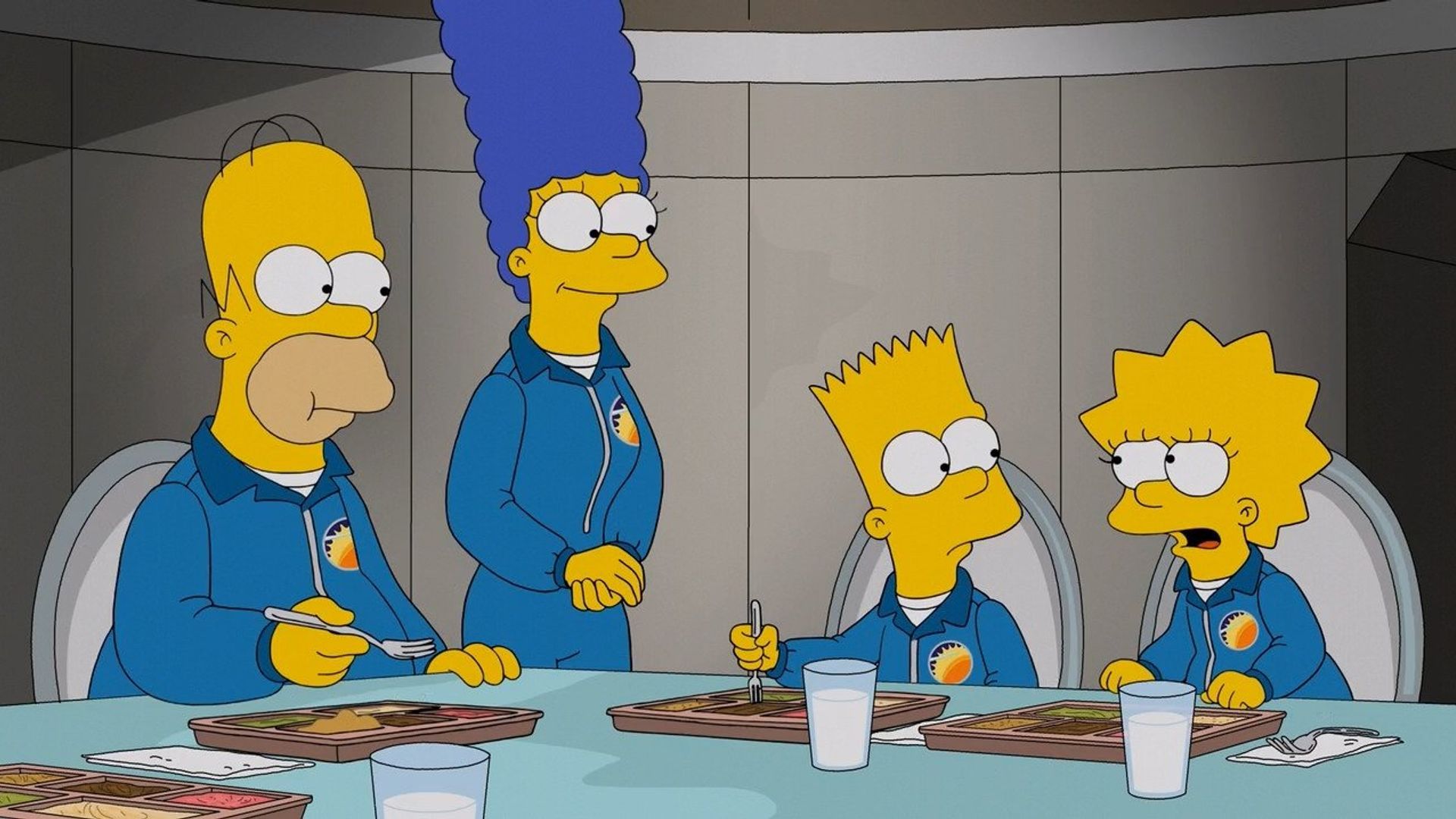 The Simpsons background