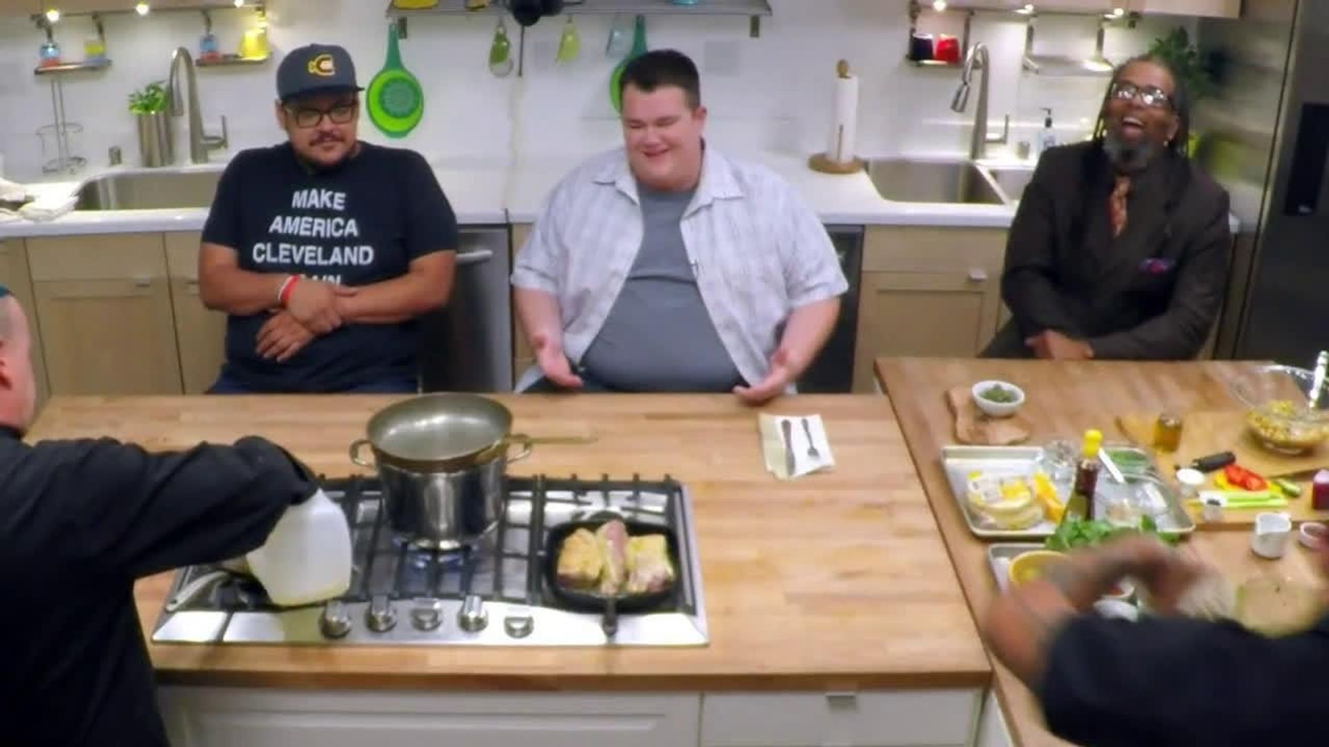 Cooking on High background