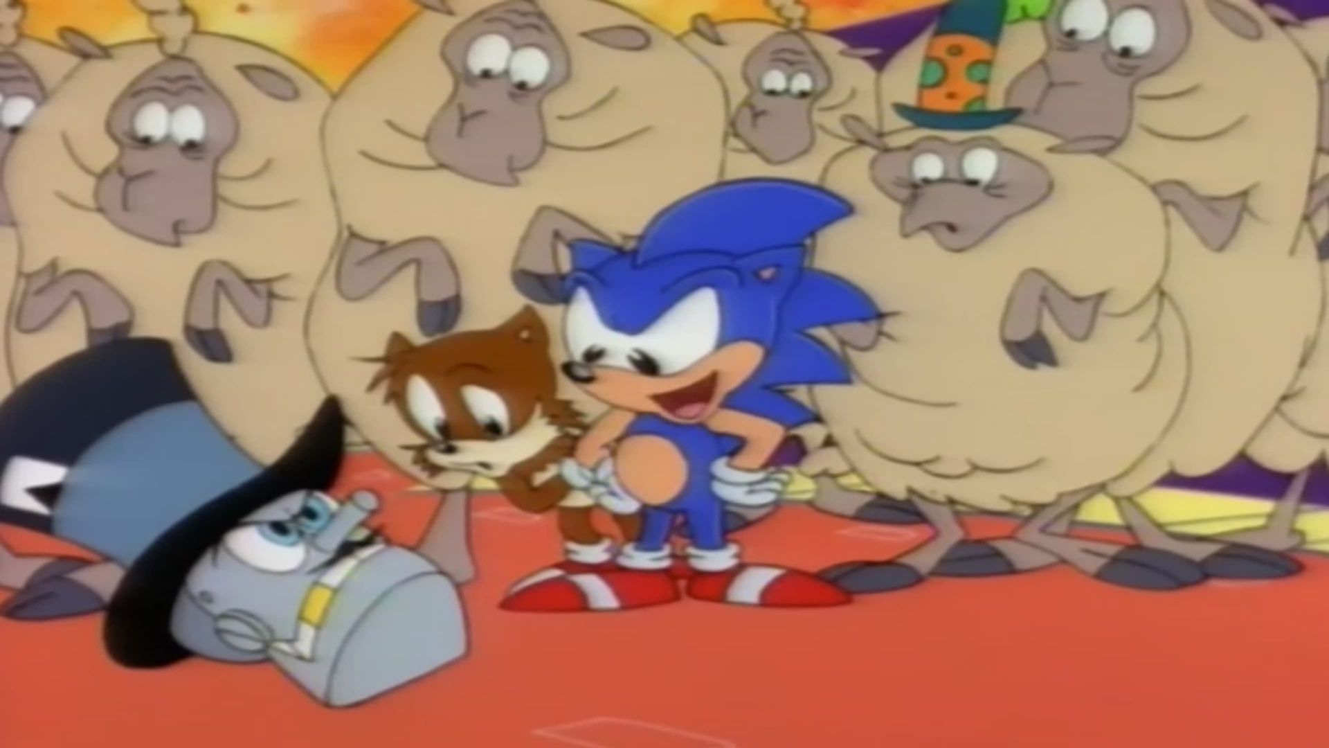 Adventures of Sonic the Hedgehog background