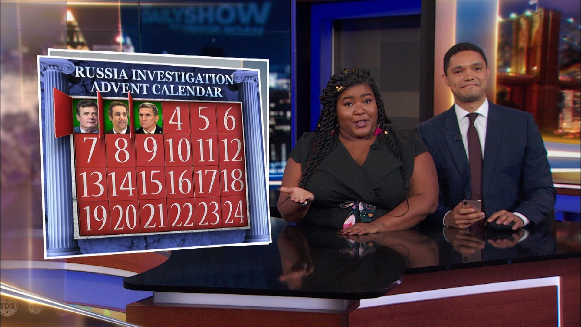 The Daily Show background