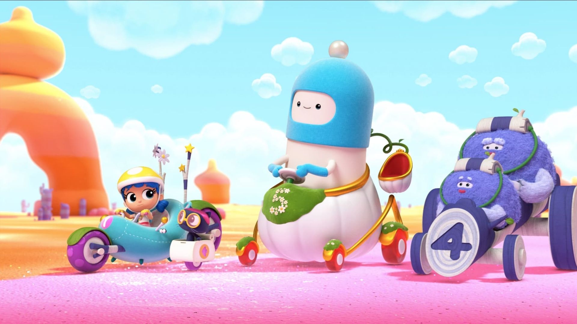 True and the Rainbow Kingdom background