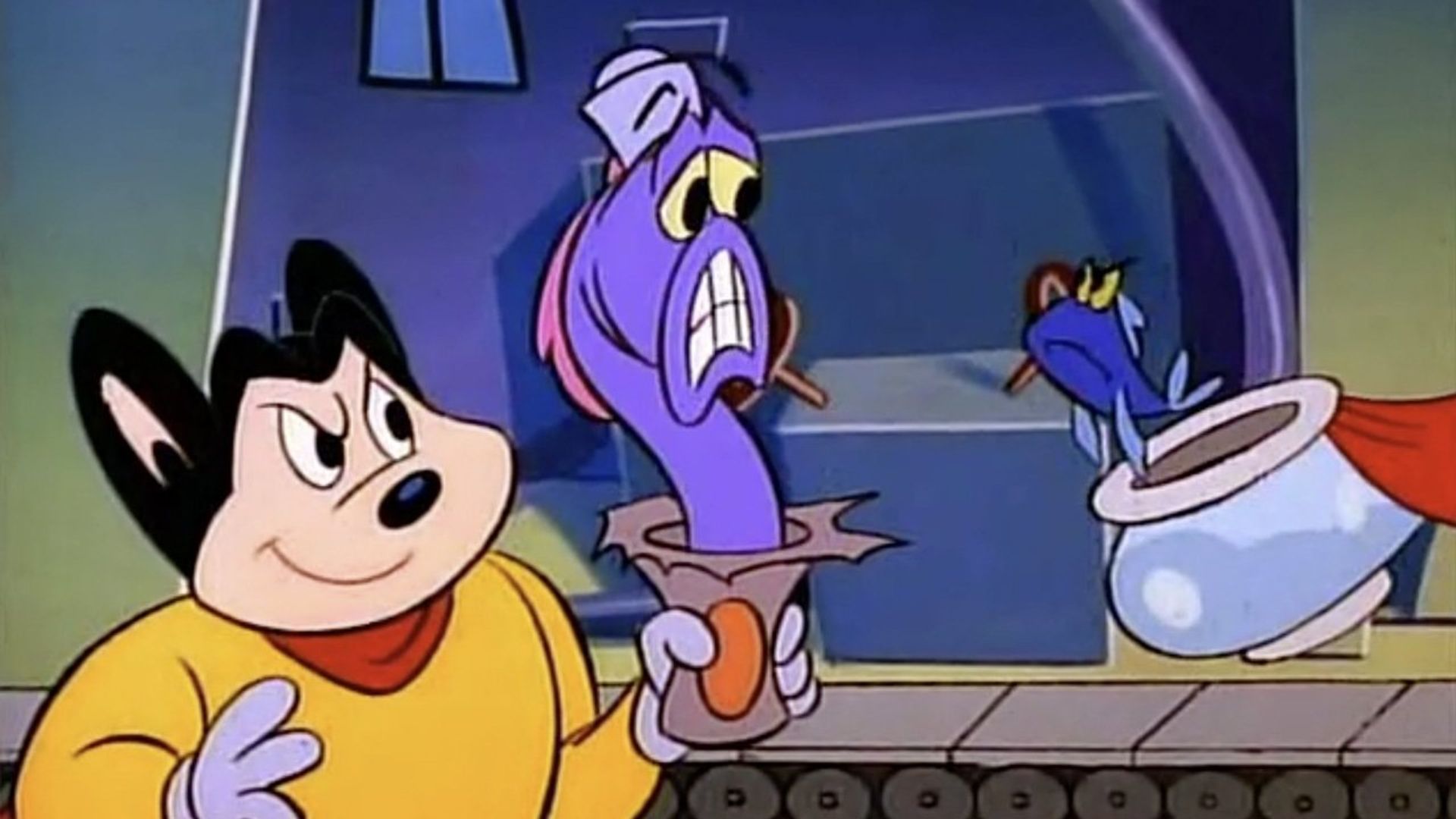 Mighty Mouse: The New Adventures background