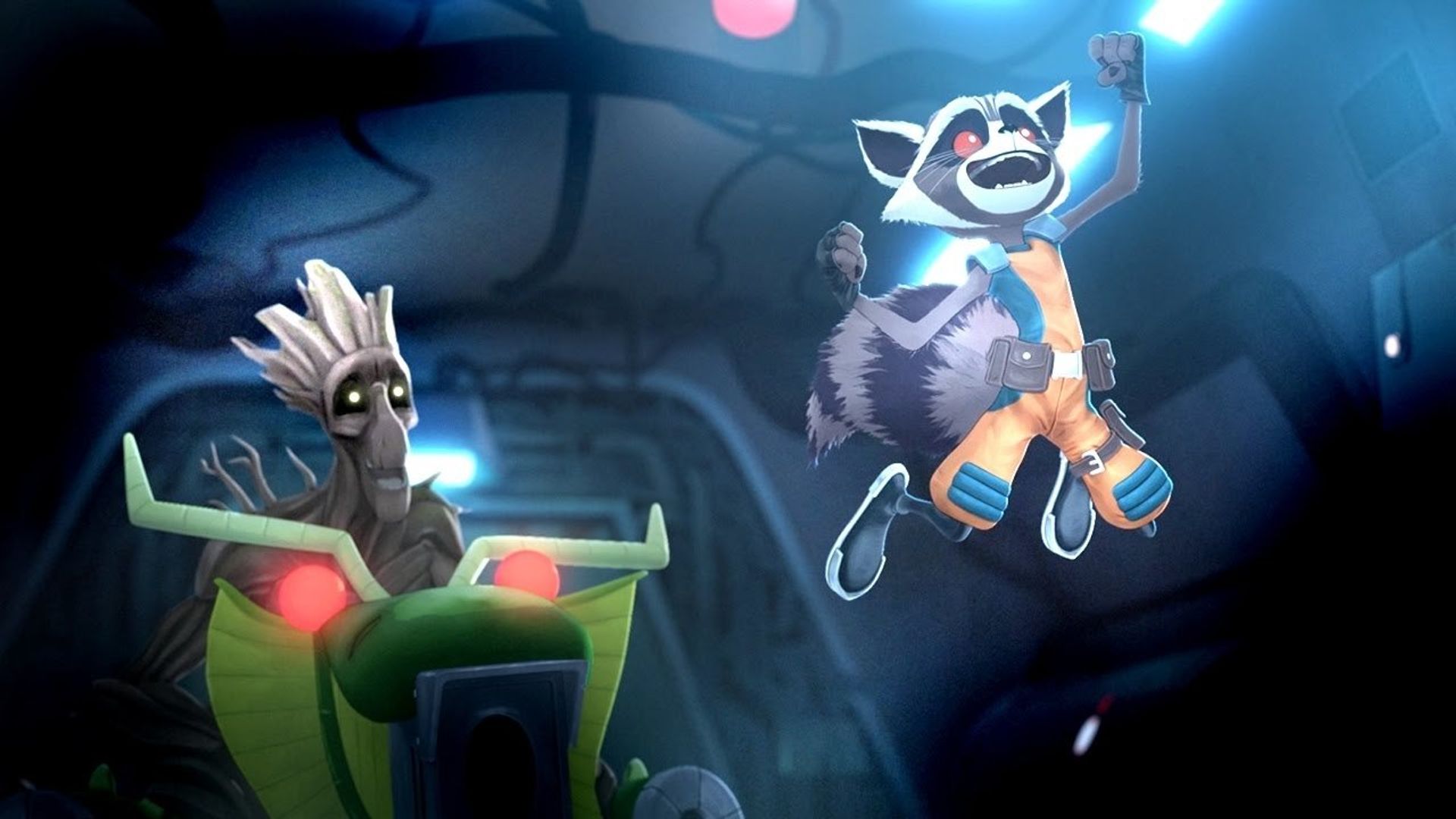 Rocket & Groot background