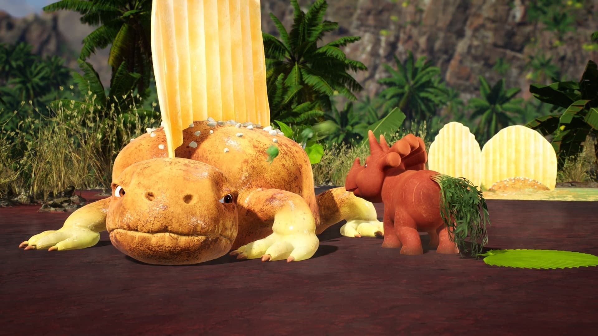 Ginger and the Vegesaurs background