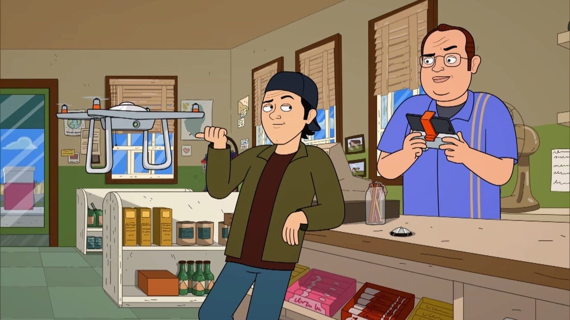 Corner Gas Animated background