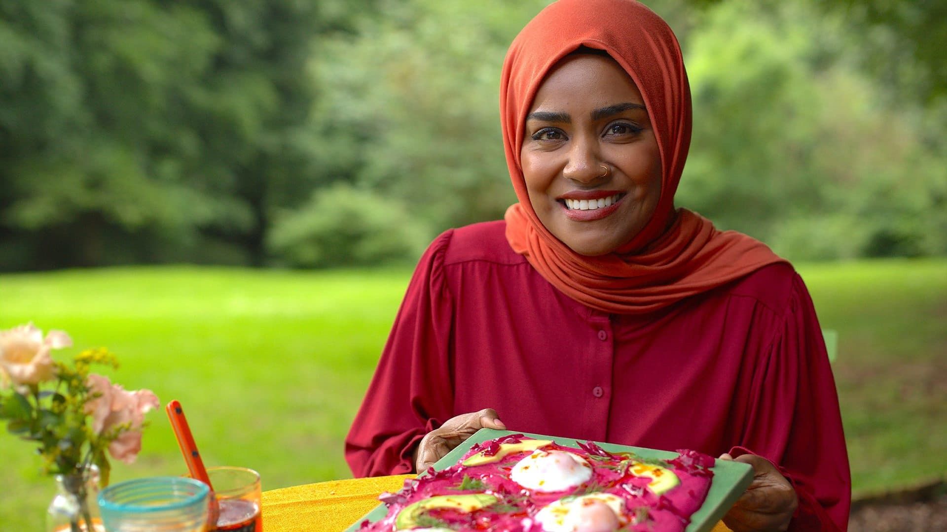 Nadiya's Cook Once Eat Twice background