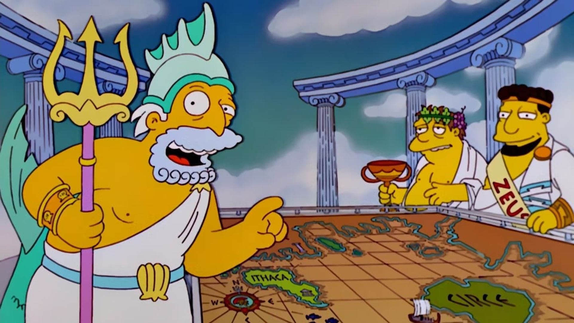 The Simpsons background