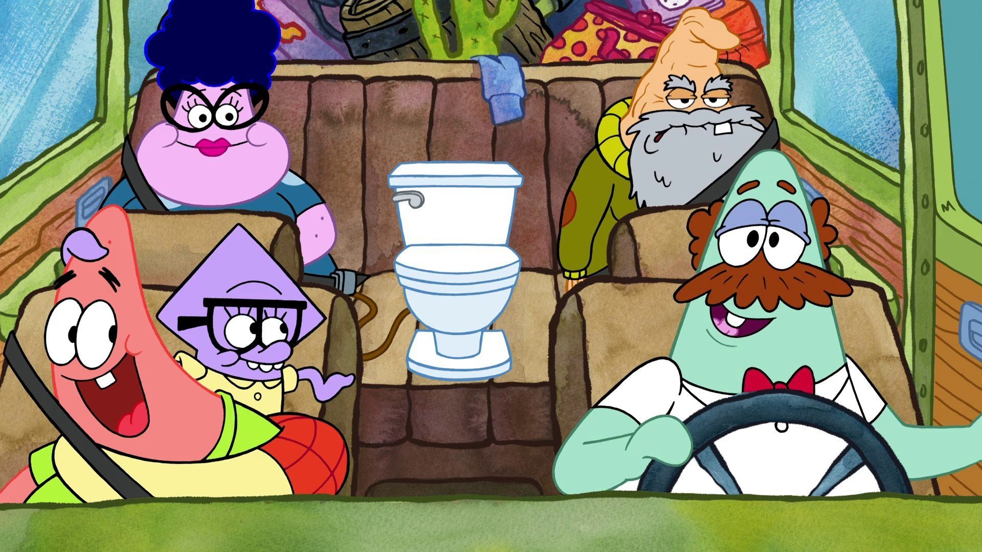 The Patrick Star Show background