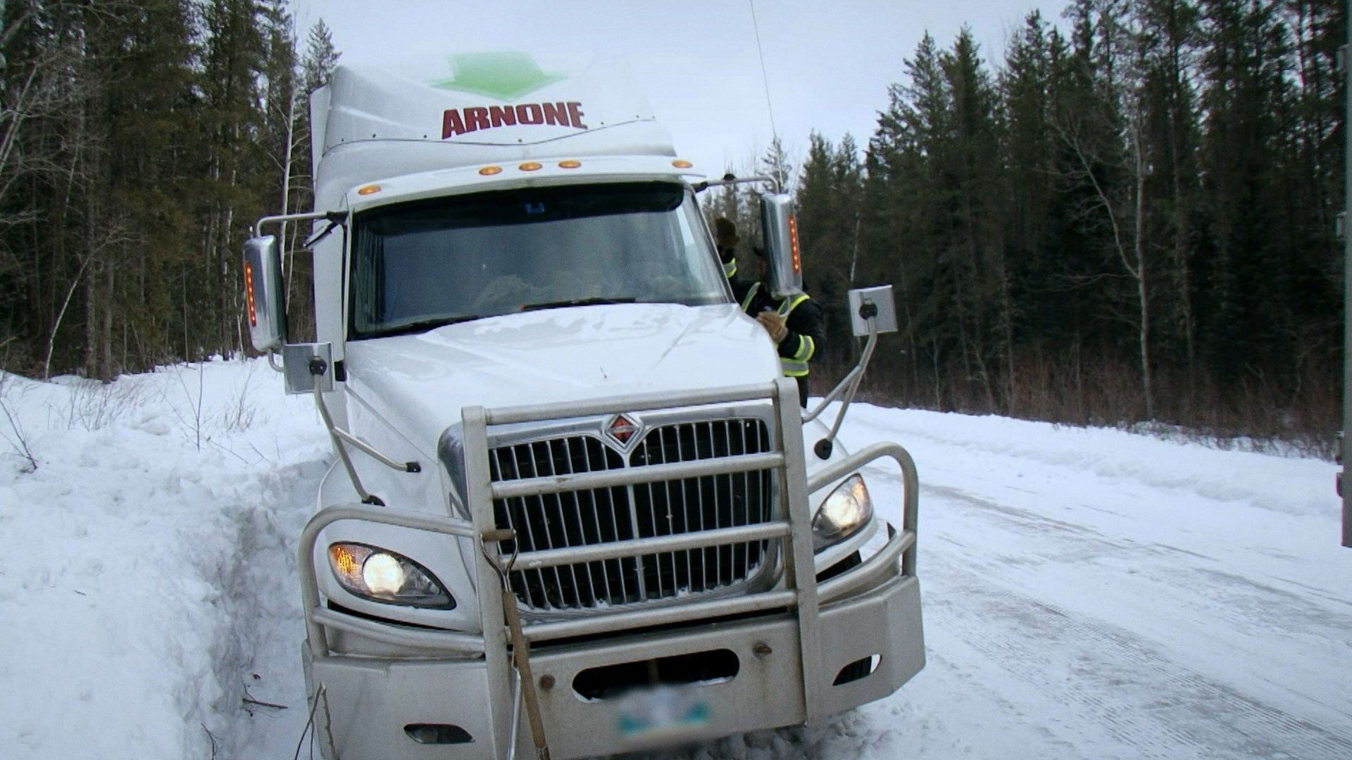 Ice Road Truckers background