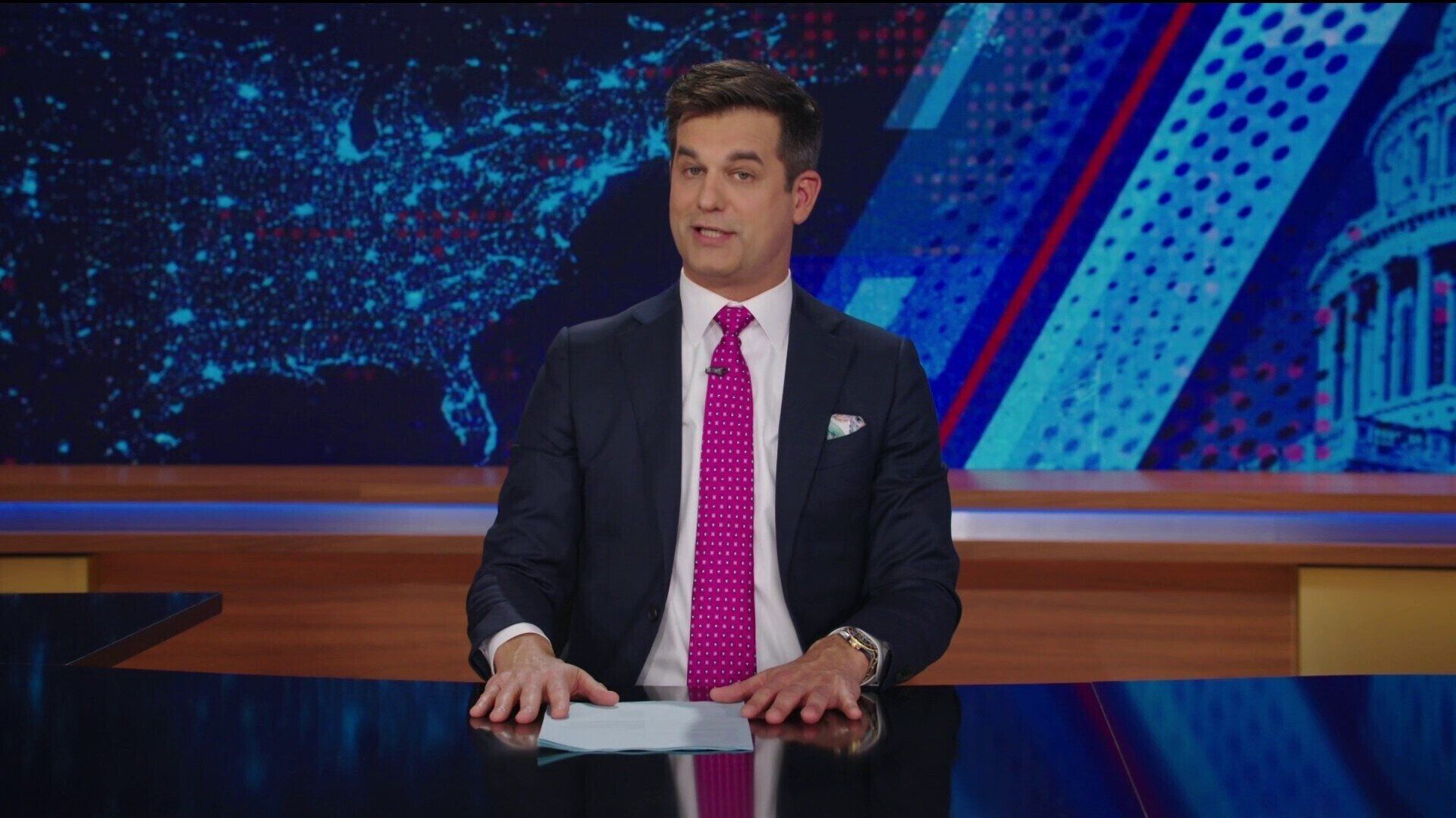 The Daily Show background