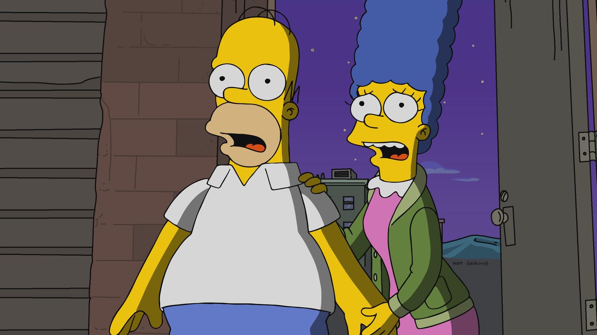The Simpsons background