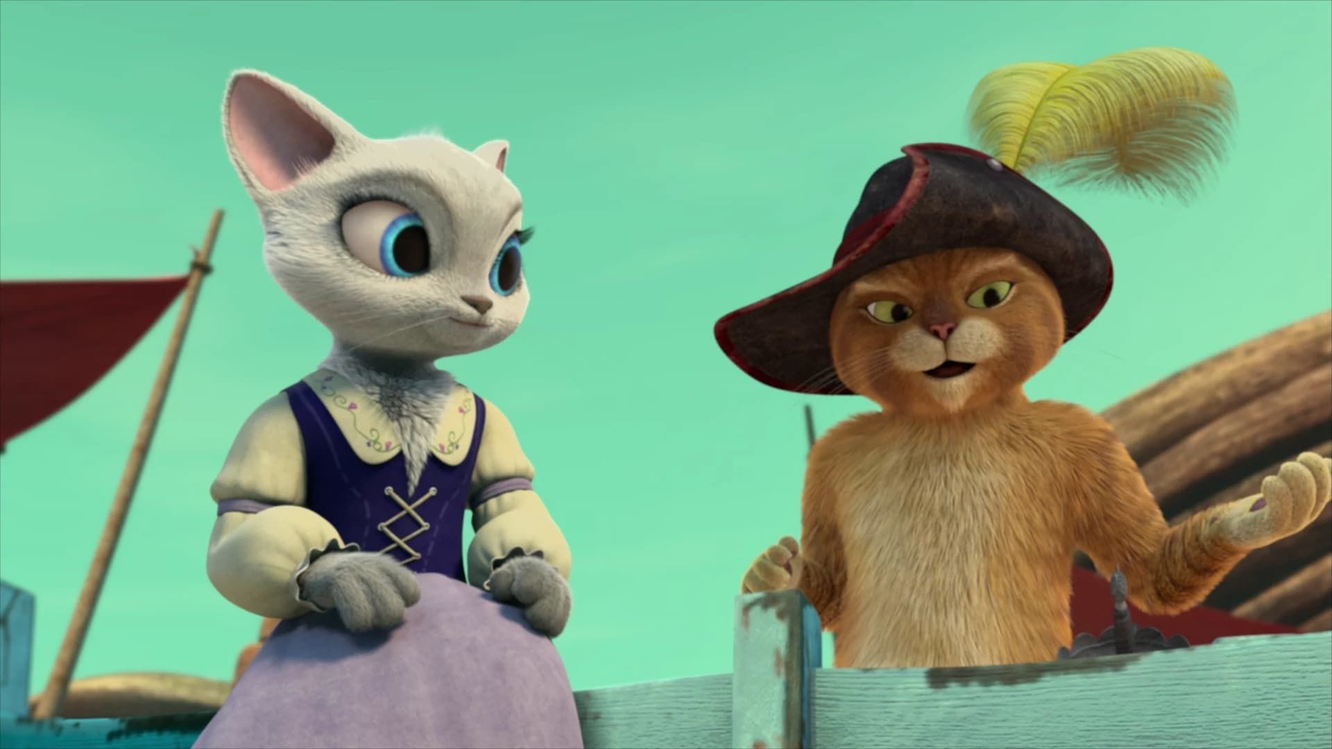 The Adventures of Puss in Boots background