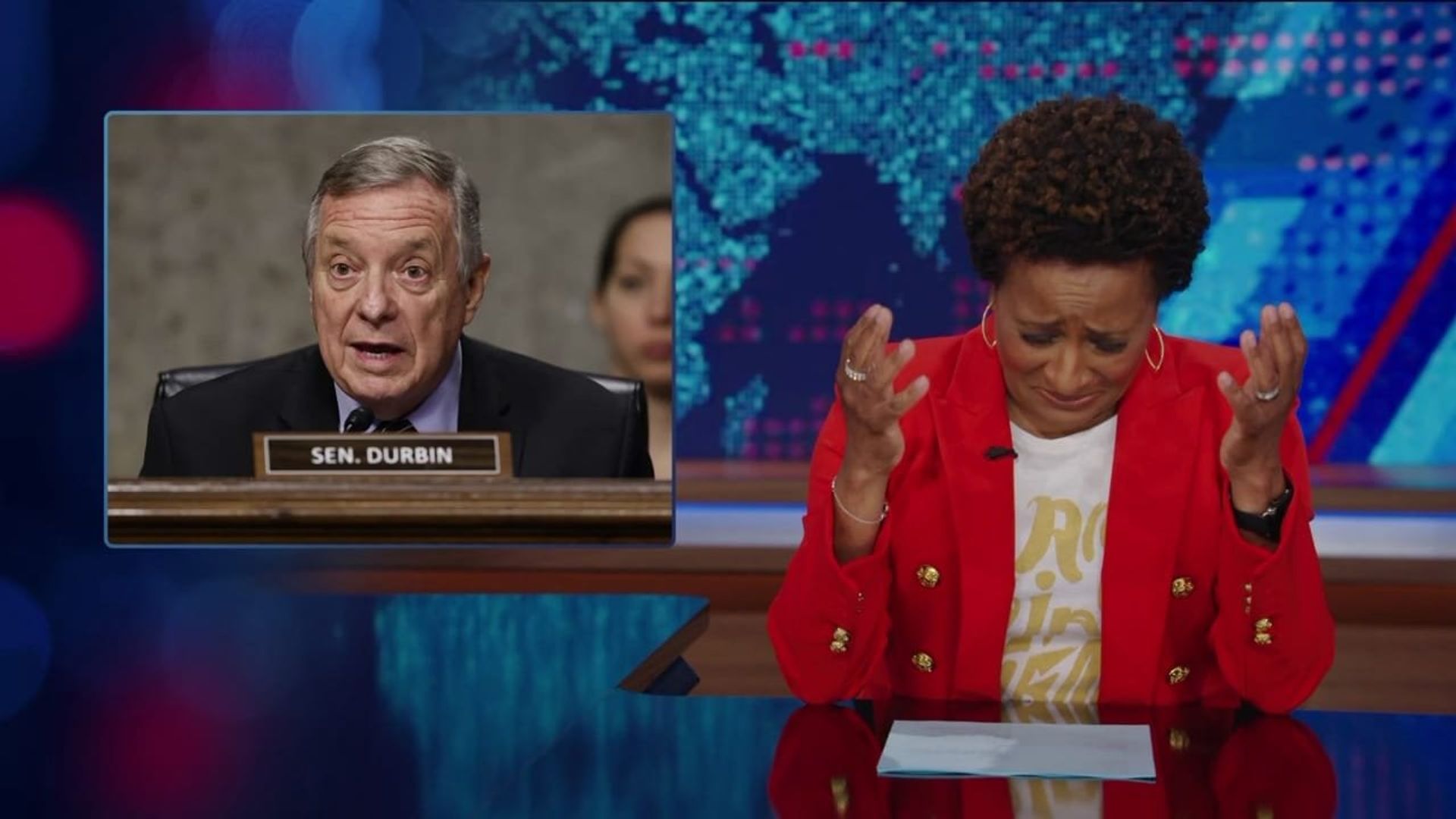 The Daily Show background