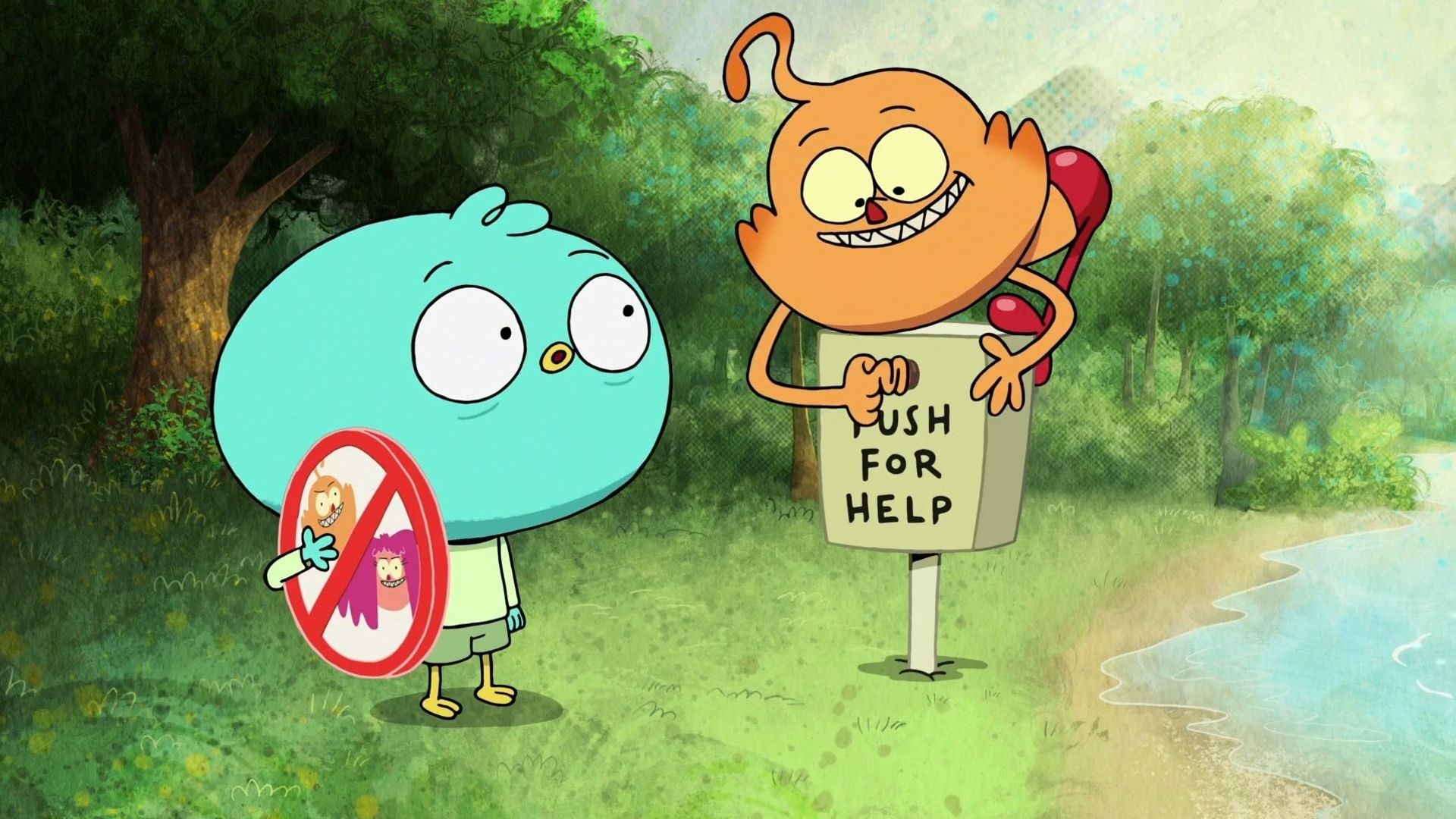 Harvey Beaks background
