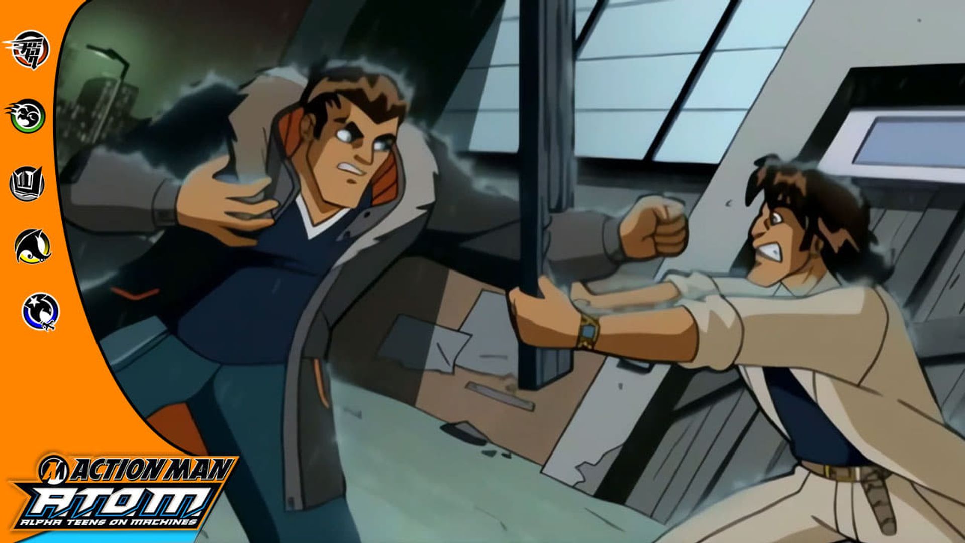 A.T.O.M.: Alpha Teens on Machines background