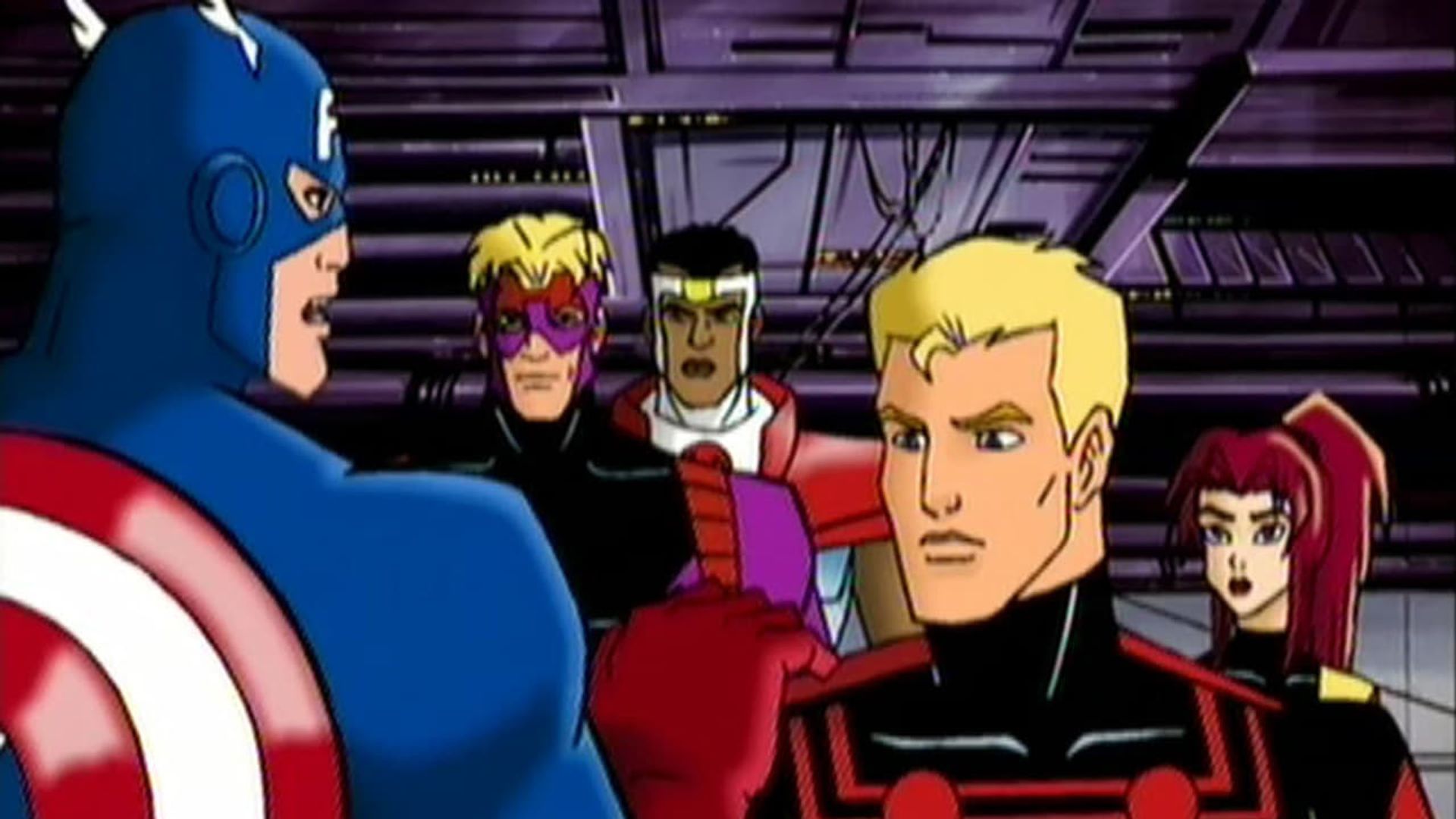 Avengers: United They Stand background