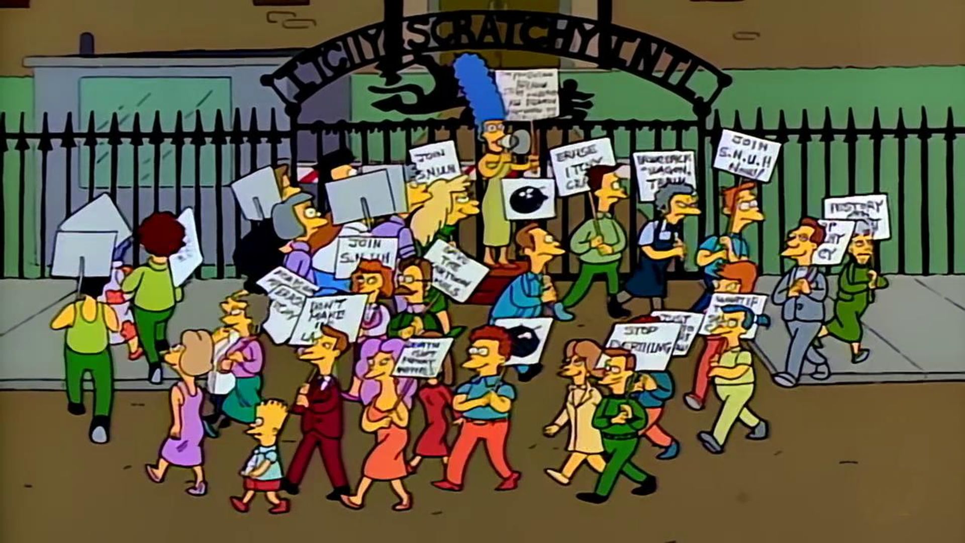 The Simpsons background
