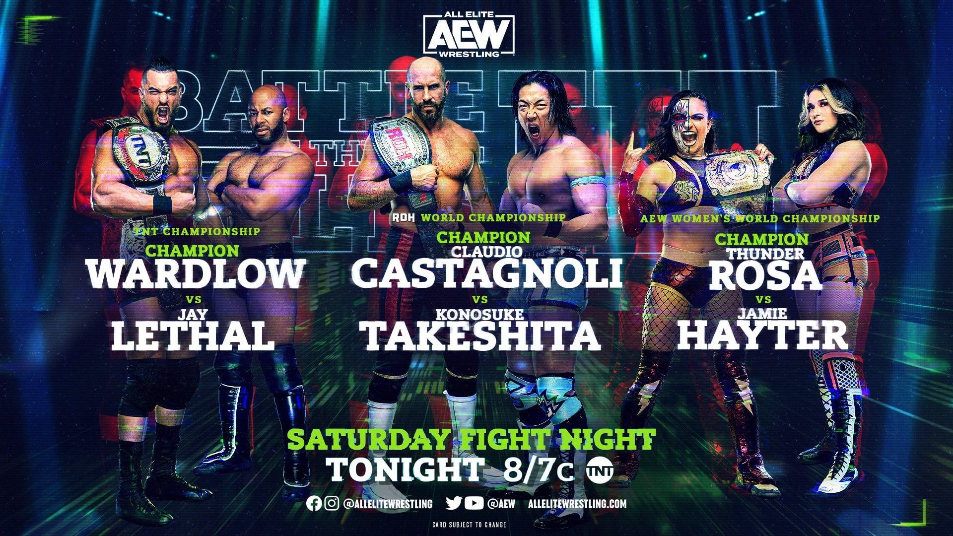 All Elite Wrestling: Battle of the Belts background