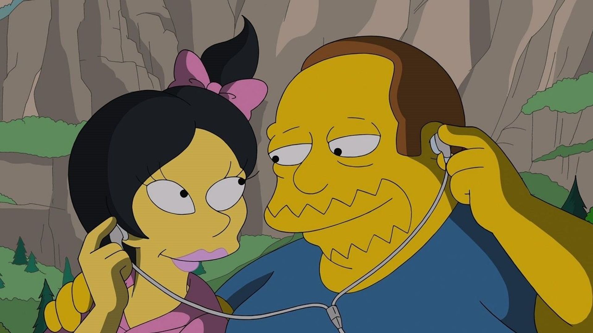 The Simpsons background