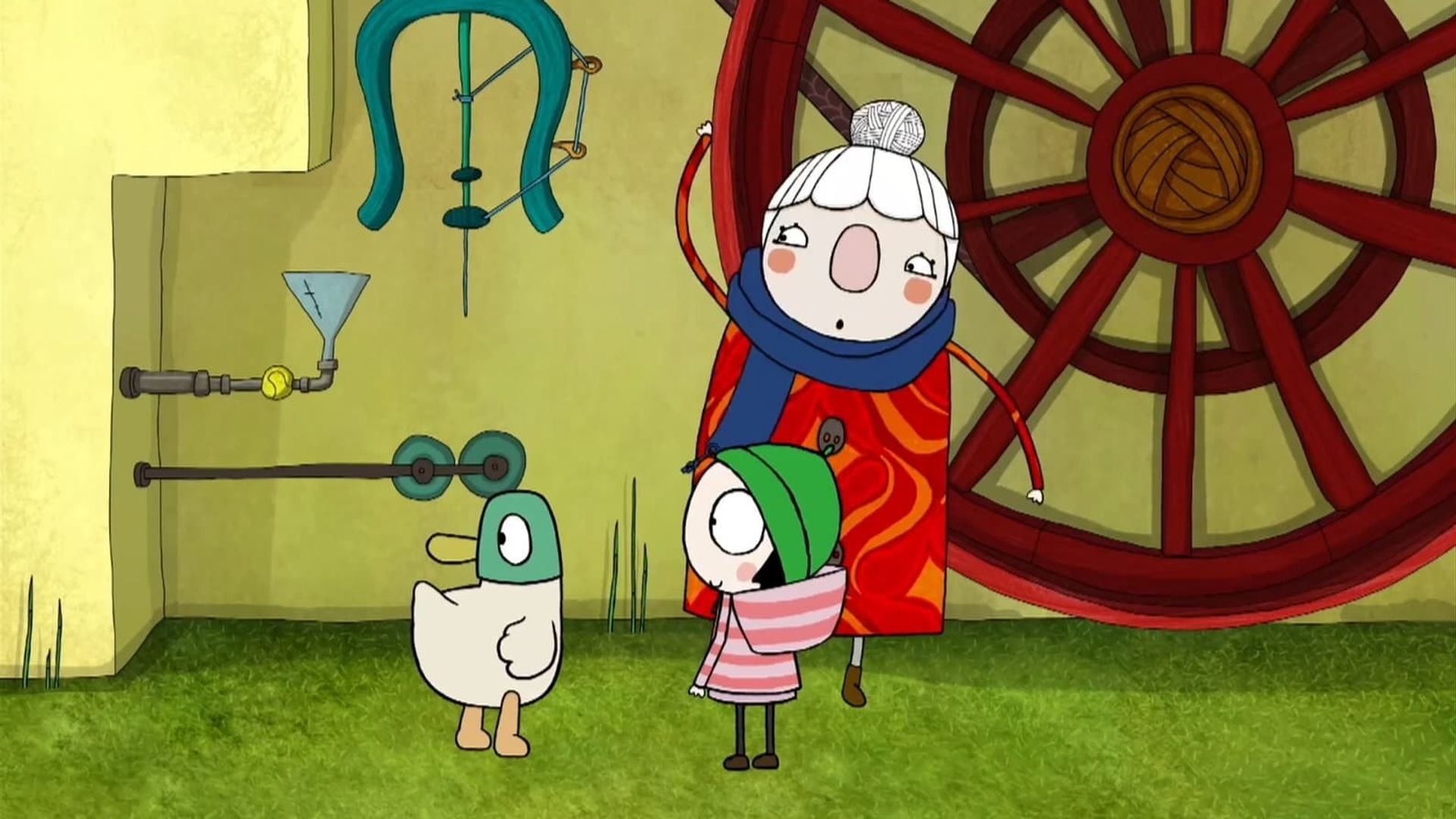 Sarah and Duck background